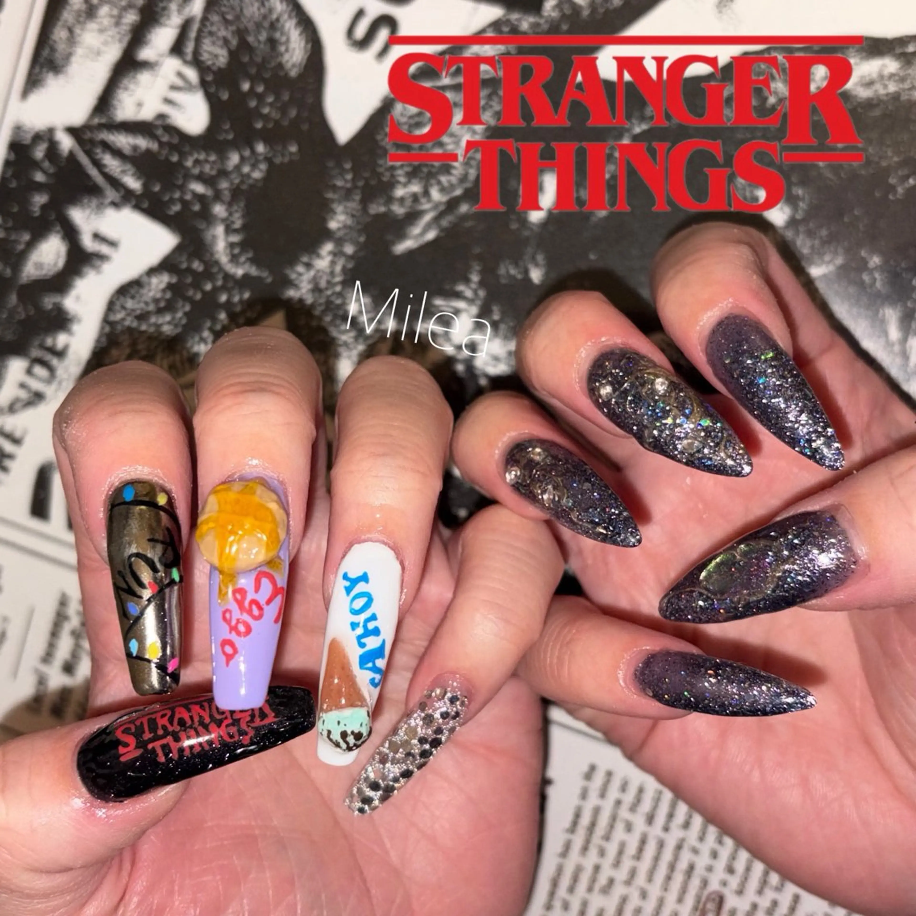 ネイル Milea(ミレア)所属・Milea🩵 Sayaka🪩のネイルデザイン