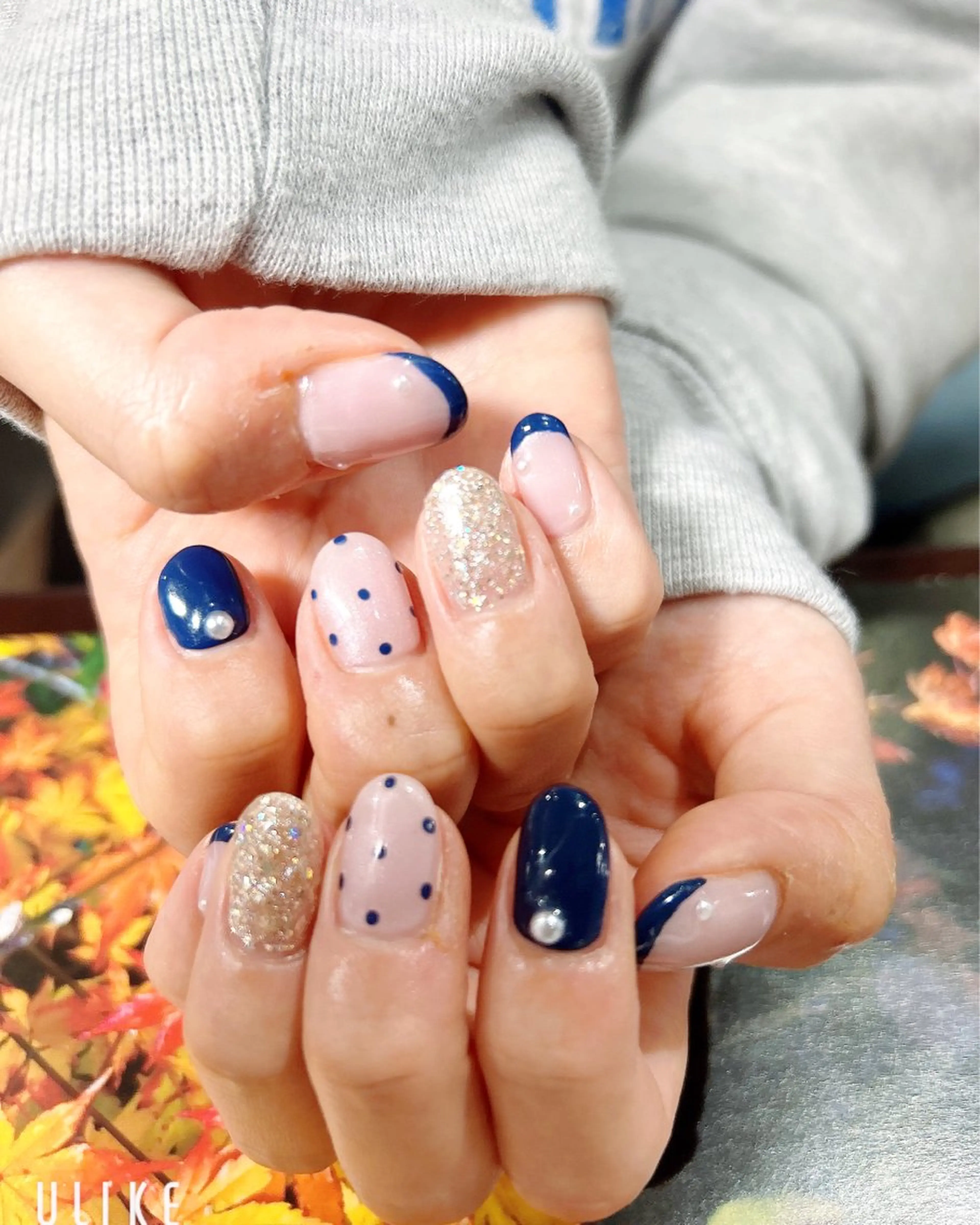 ネイル フレンチネイル ハンドネイル 吉野✨ ネイルデザイナー✨のネイルデザイン