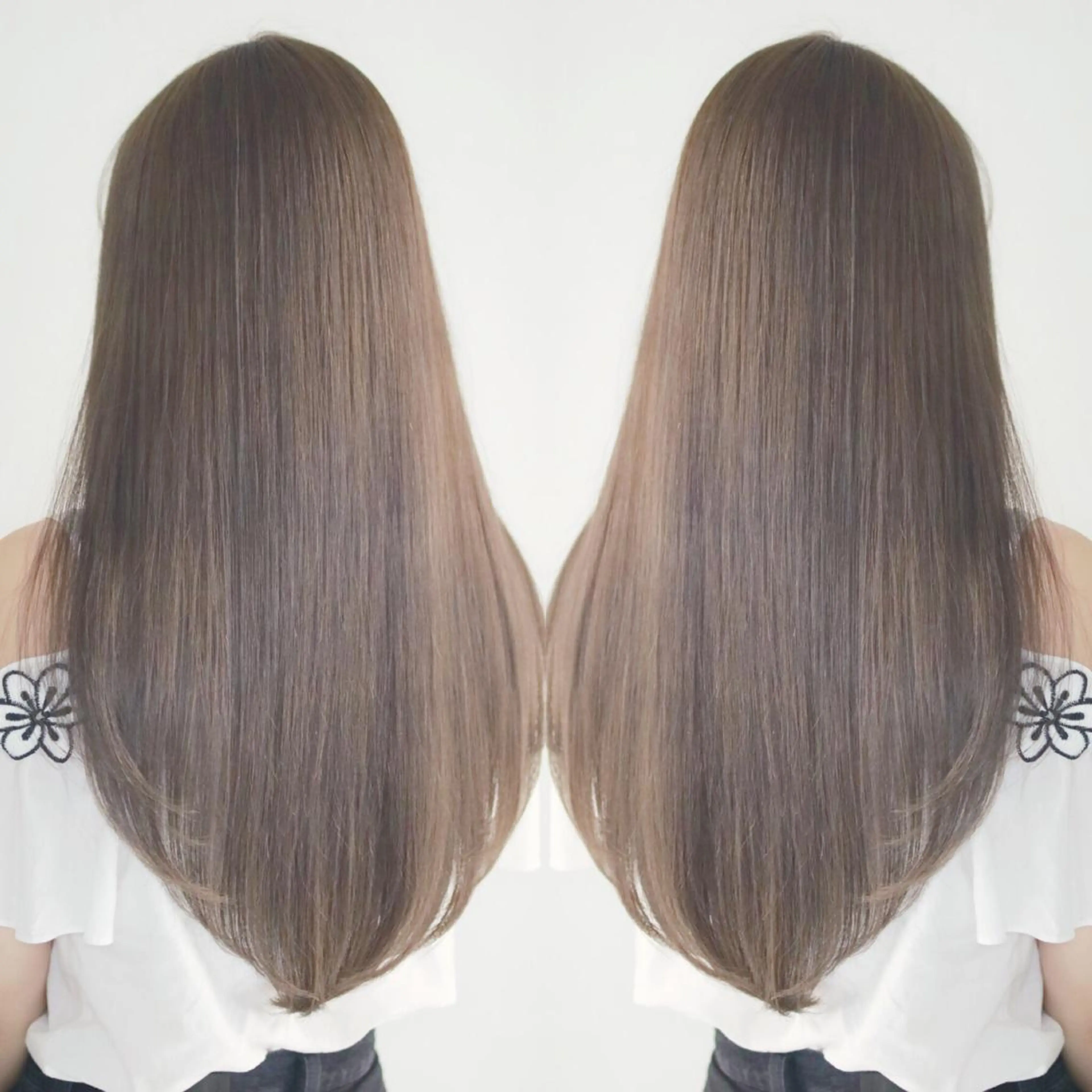 ロング カラー パーマ ヘアアレンジ 髪質改善専門店 エイジングケアのヘアスタイル