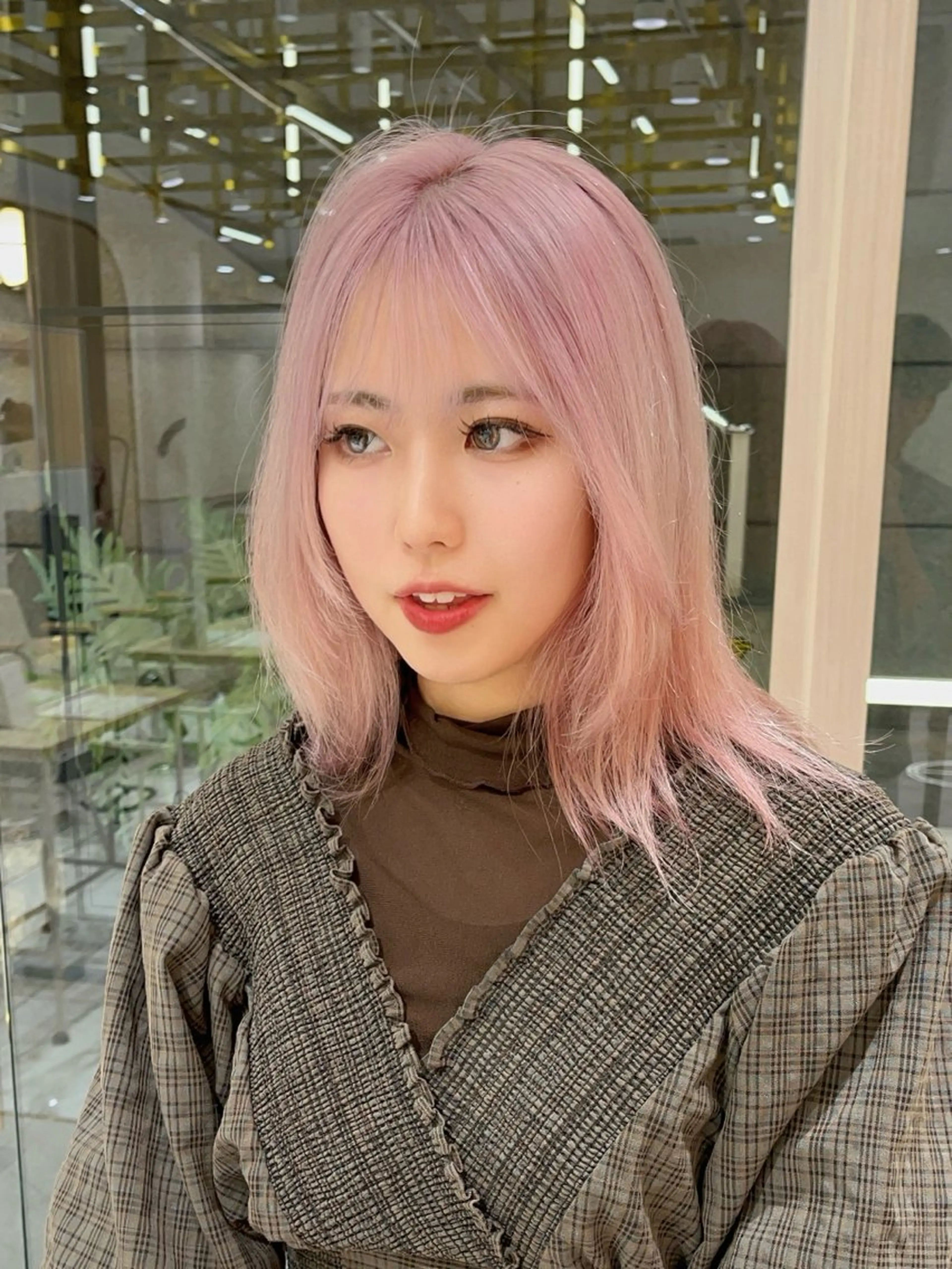 ミディアム カラー ヘアカラー 🥇メンズパーマ /縮毛矯正/木村神心のヘアスタイル