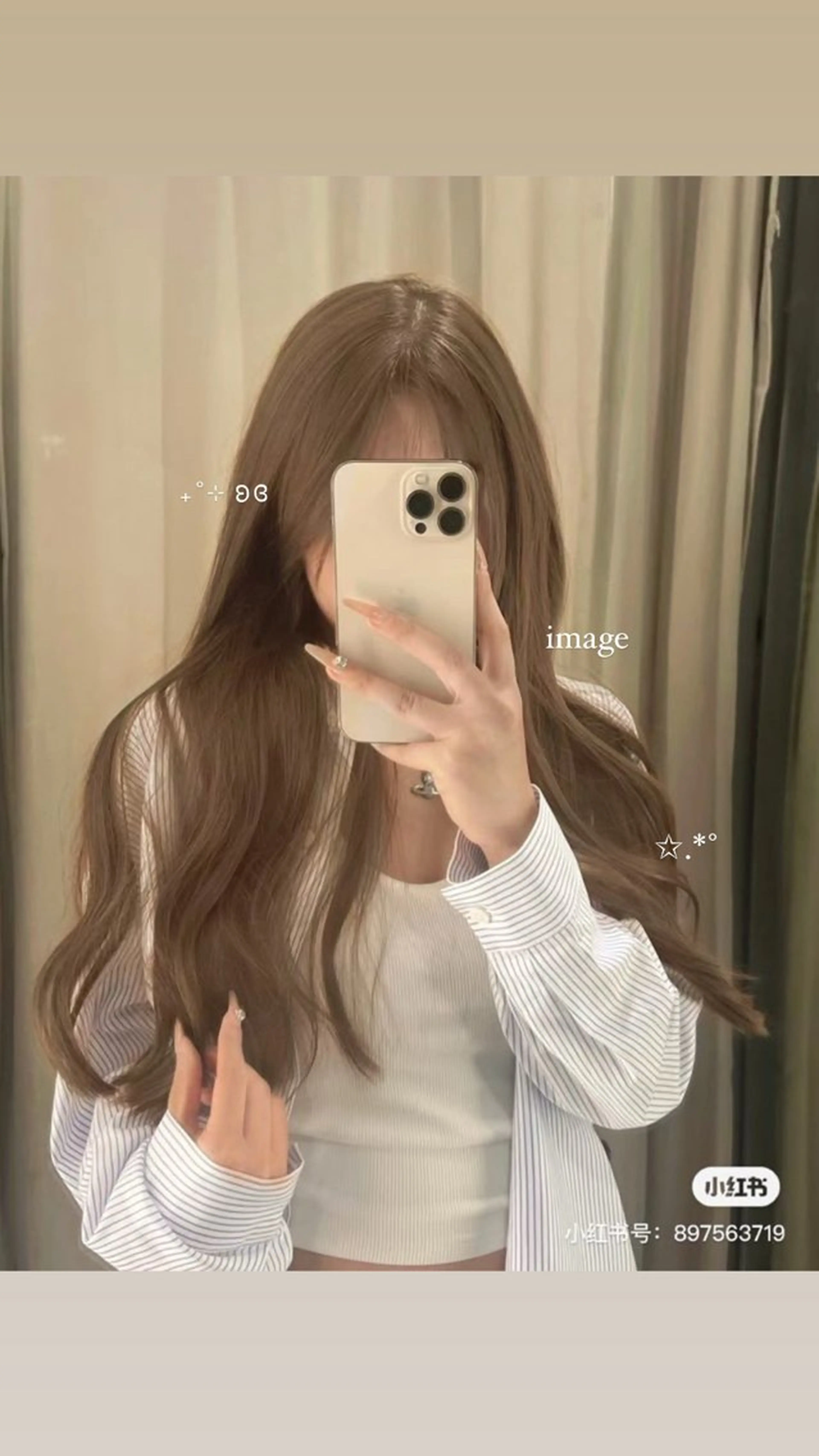 ロング カラー ヘアカラー 透ける透明感カラー 🤍anju🎀のヘアスタイル