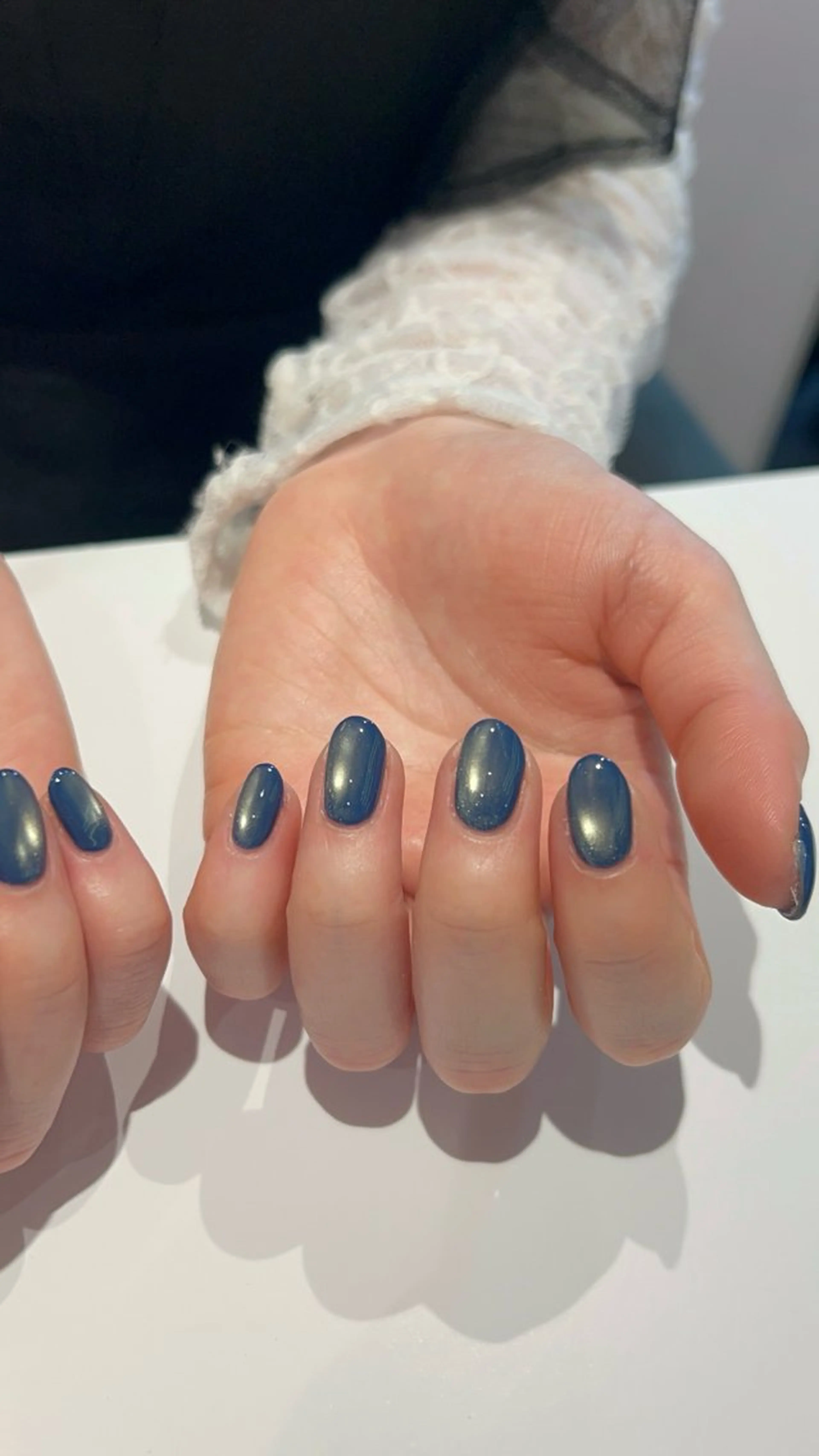 ネイル ブルー ハンドネイル plume. noaのネイルデザイン