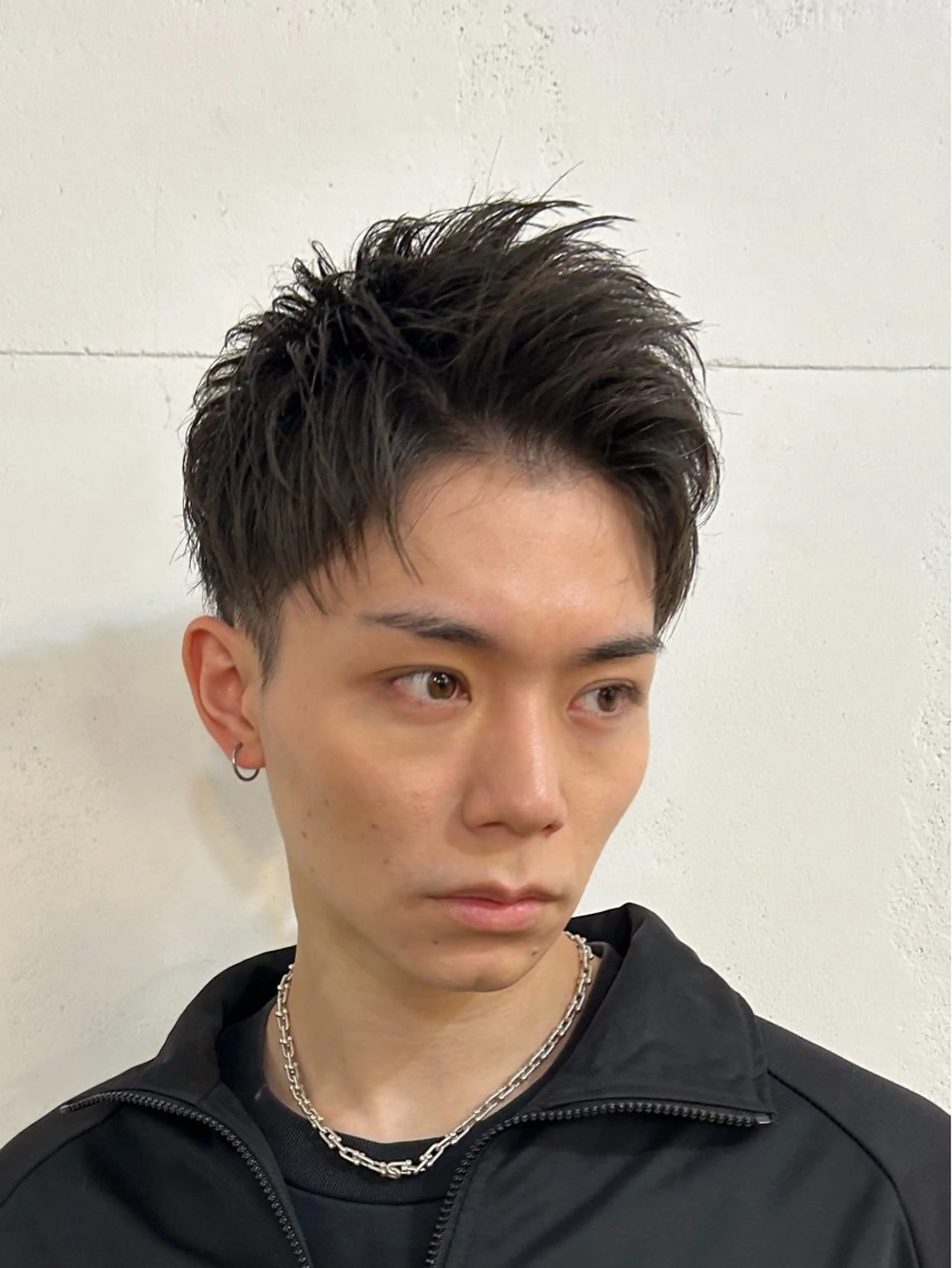 メンズ アップバング 刈り上げ カット メンズ特化美容師 水野友貴のヘアスタイル