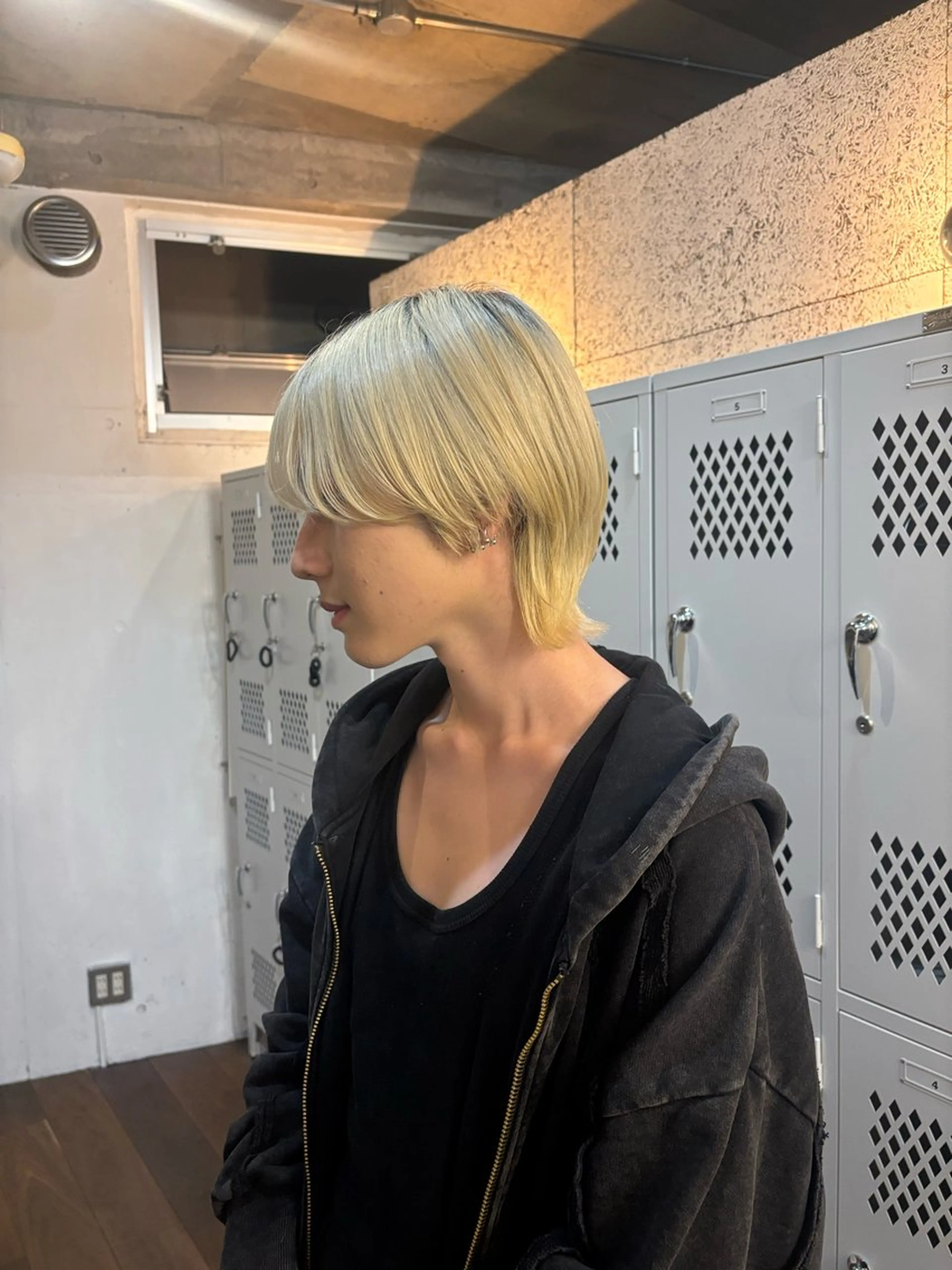 ミディアム カラー メンズ fifth 庄子愛彩のヘアスタイル