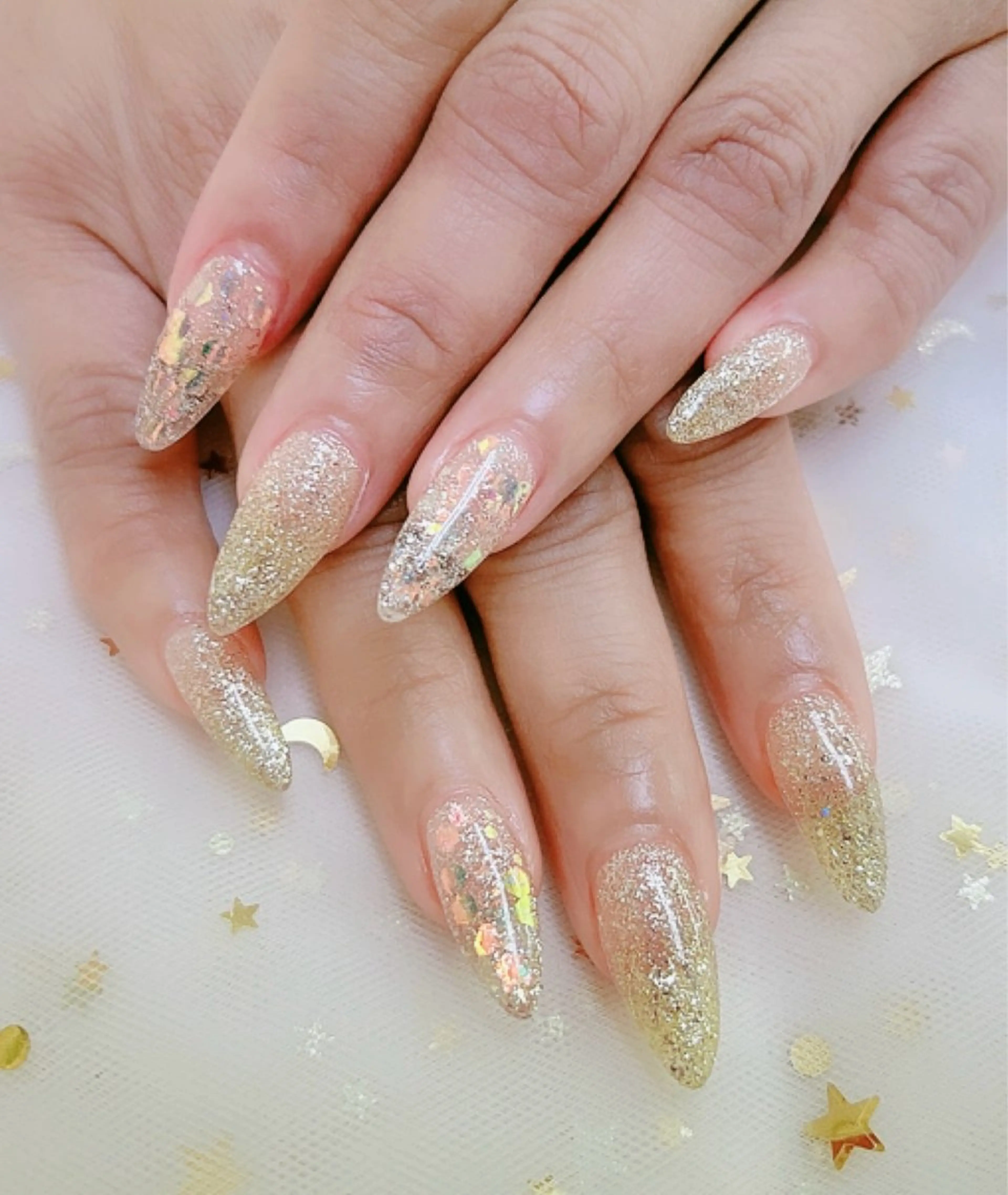 ネイル スカルプネイル ハンドネイル 上福岡 らんらんのネイルデザイン