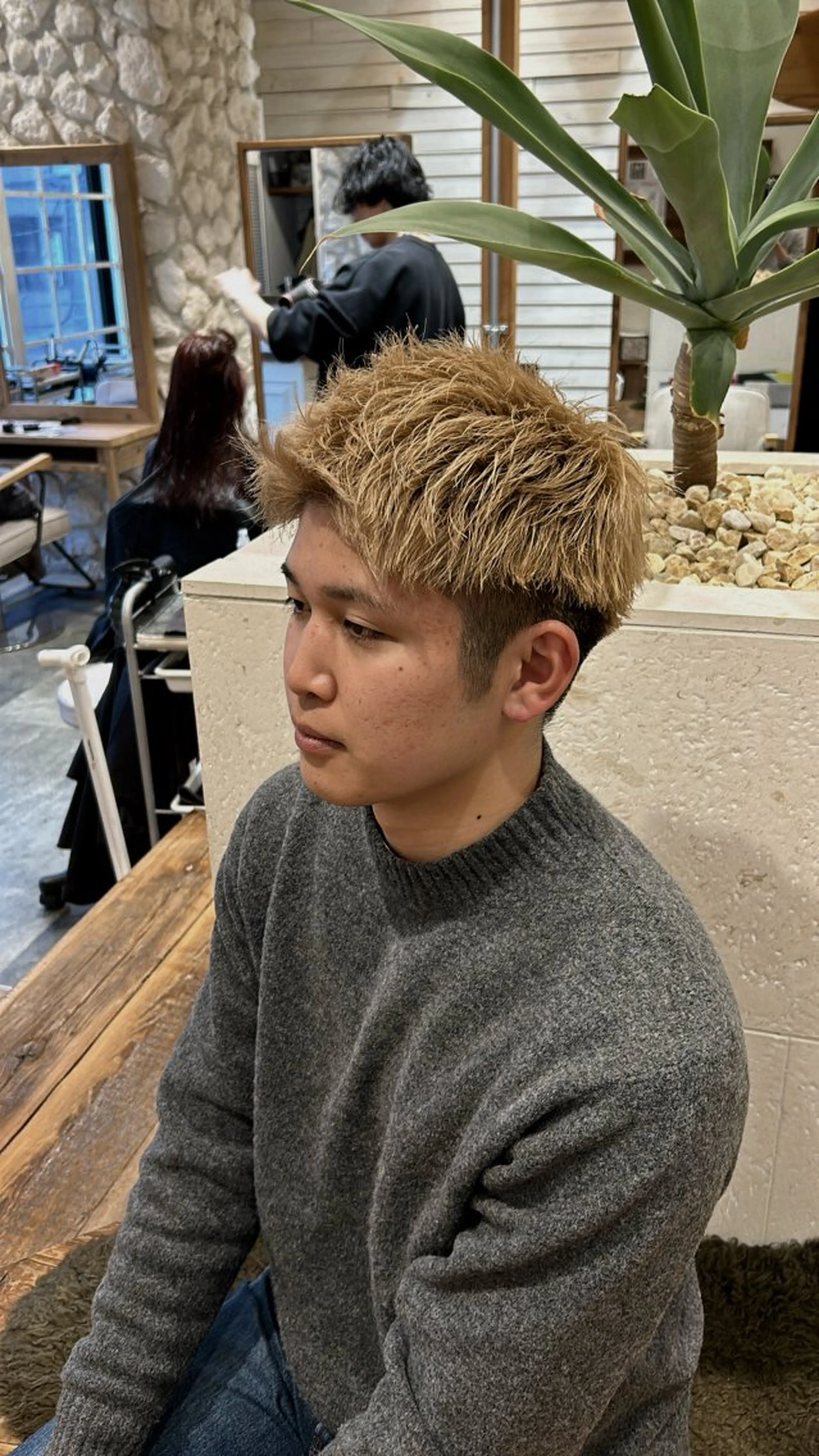 メンズ カット ヘアカラー 三浦 翔太のヘアスタイル