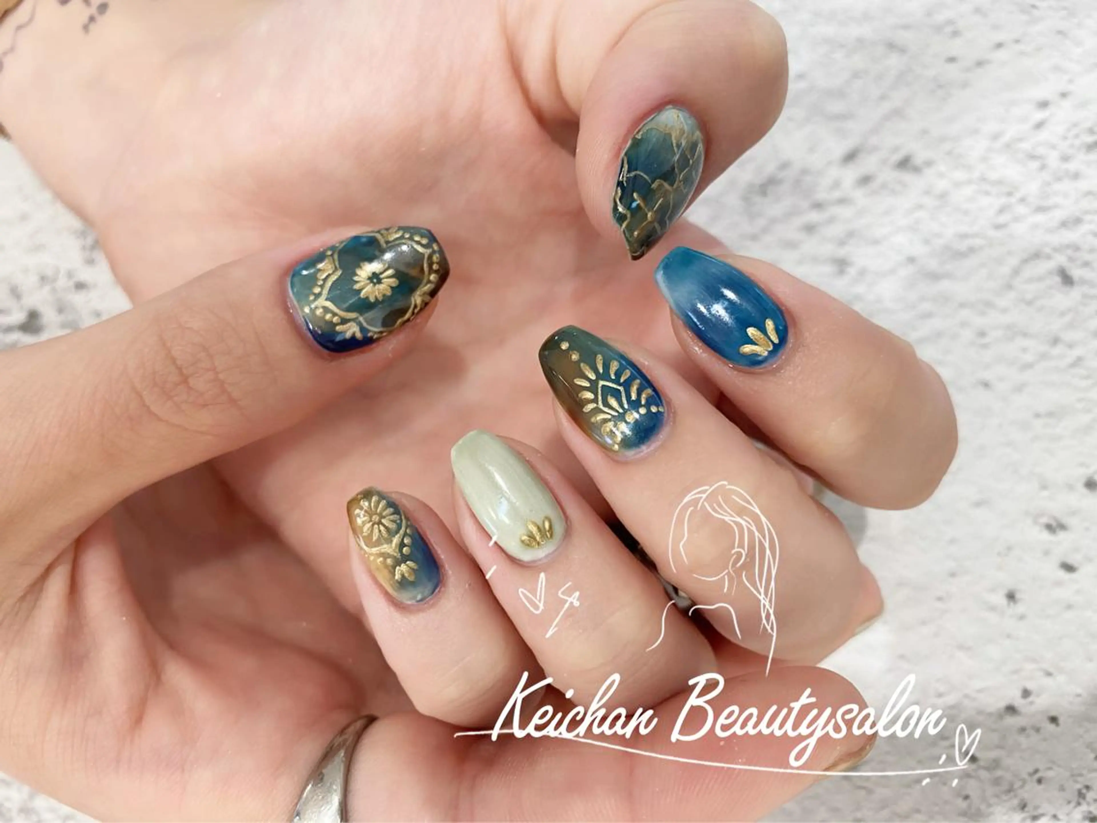 ネイル ハンドネイル 閨匠 上野店のネイルデザイン