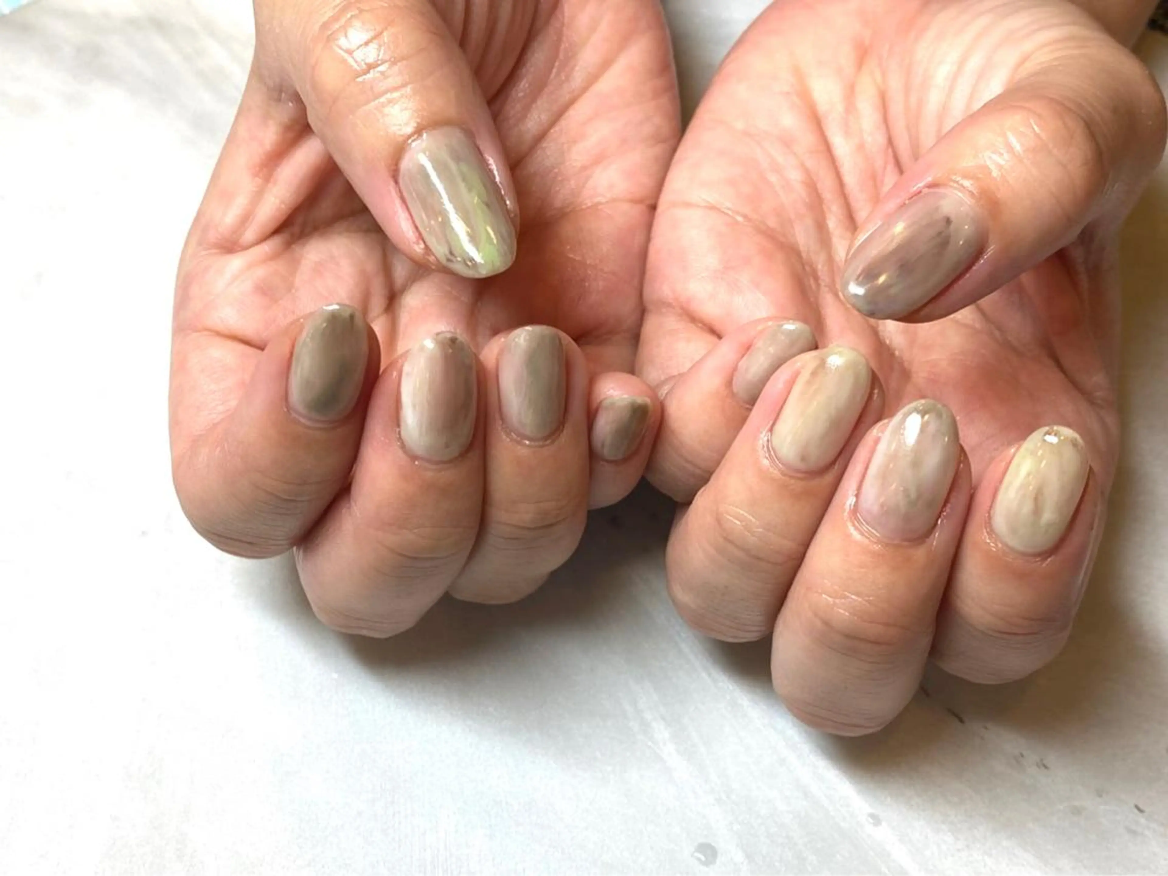 ネイル 持ち込み 水戸 彩夏のネイルデザイン