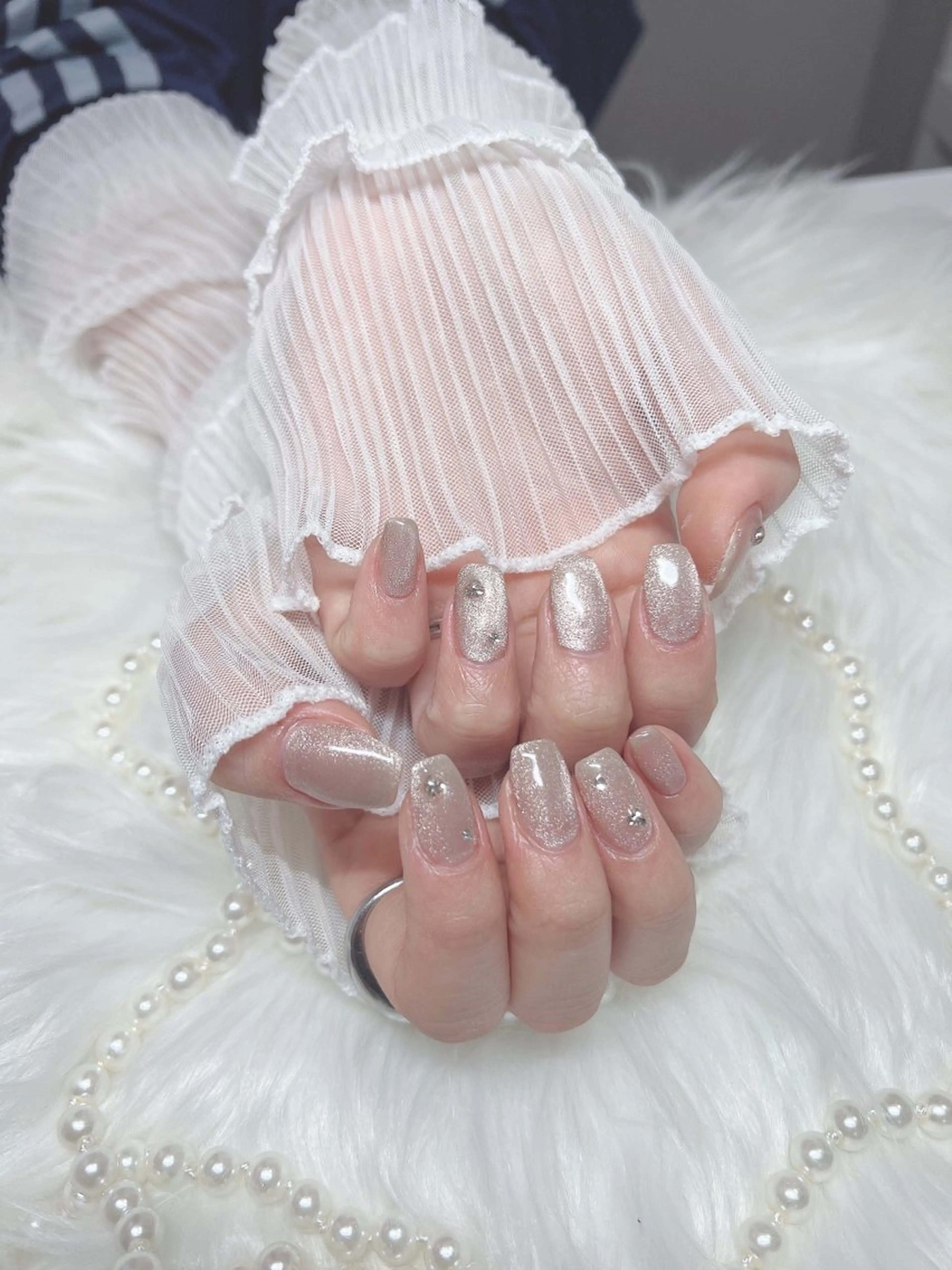 ネイル マグネットネイル ハンドネイル ハンドケア eclana所属・eclana🤍 sarinaのネイルデザイン