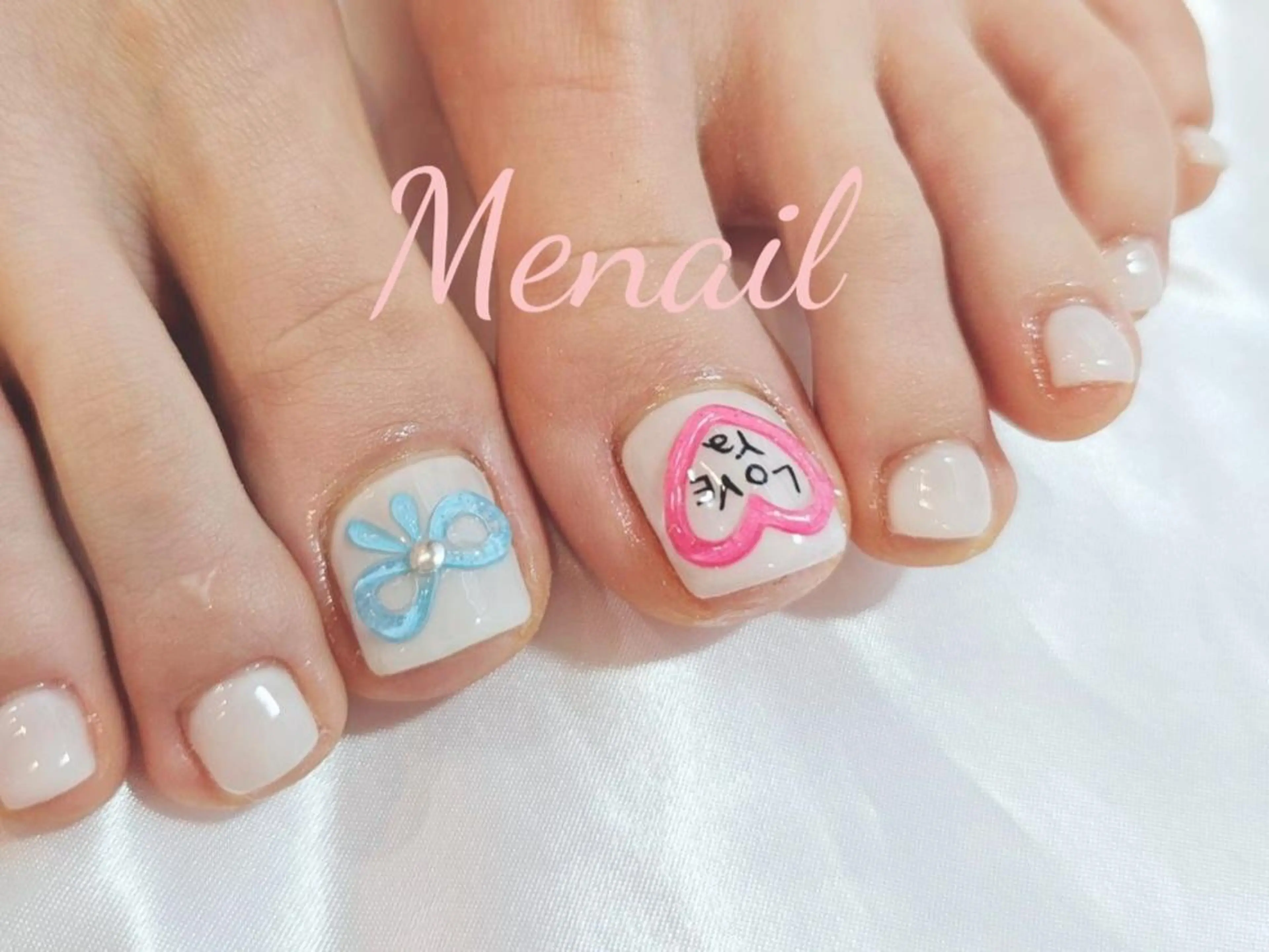 【ご新規様限定】フットネイル親指ART【オフ付き】8800円→7000円の写真