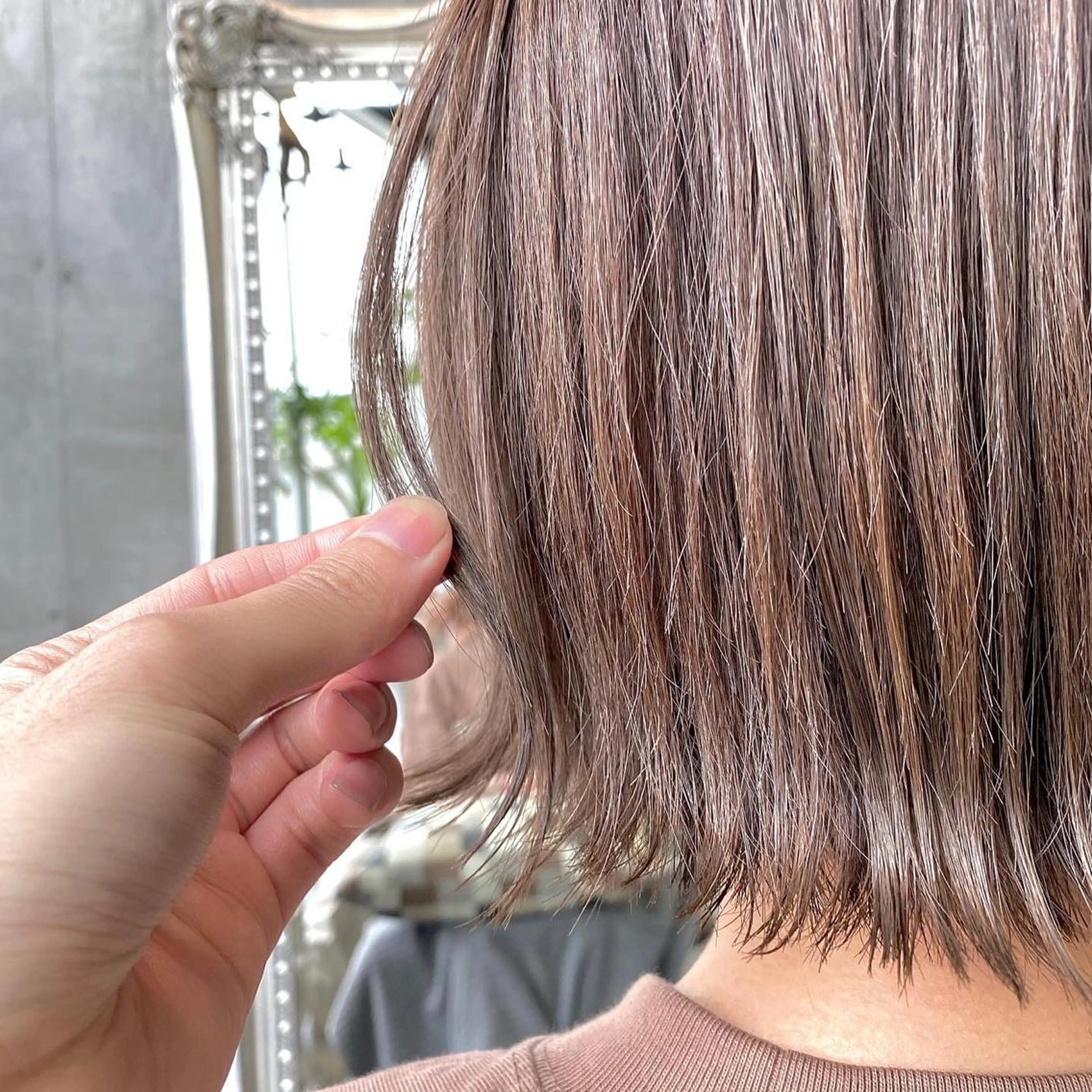ミディアム カラー ヘアアレンジ tane.所属・【ダメージレス施術】 【透明感】北村 拓也のヘアスタイル