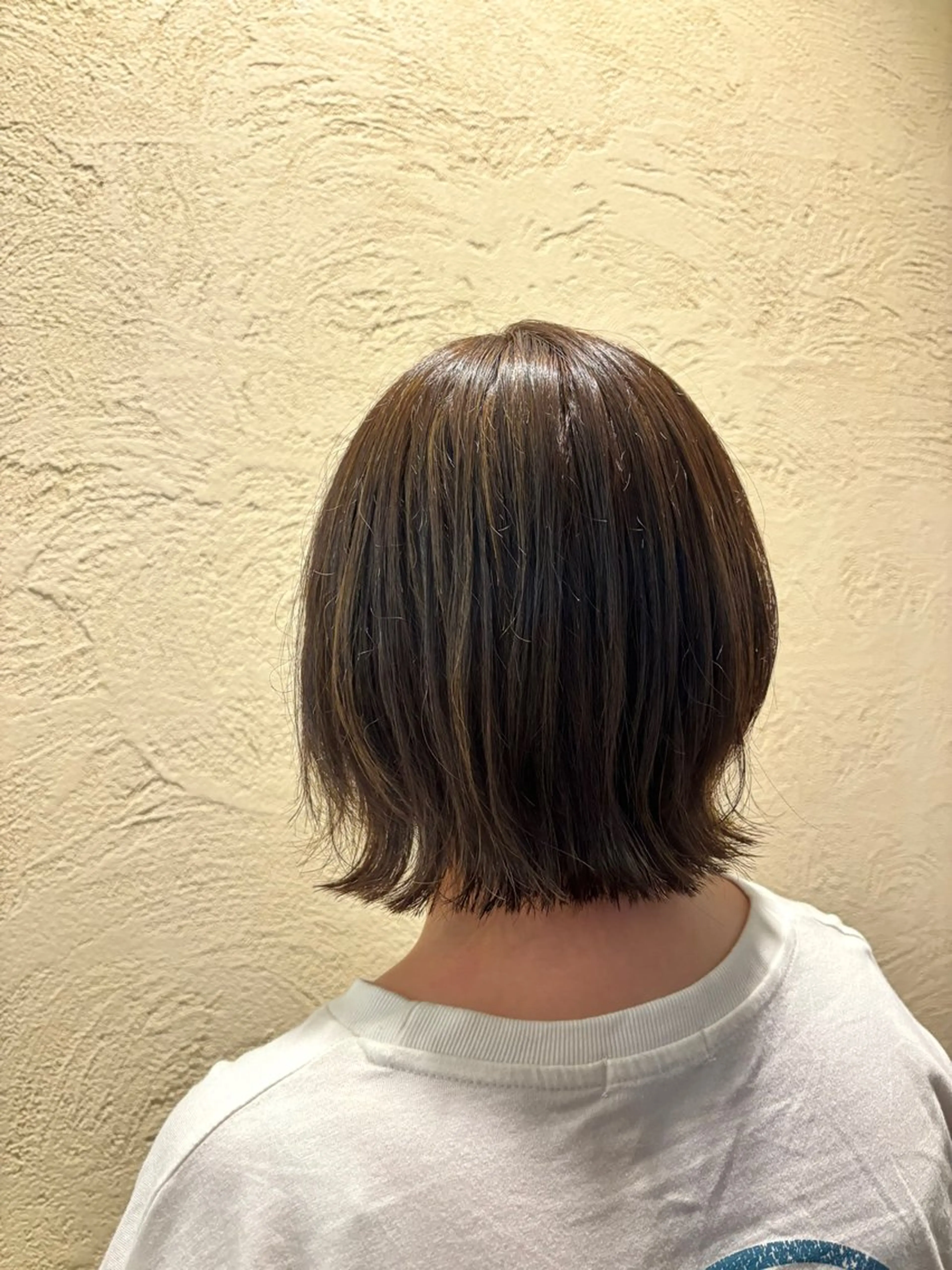 ミディアム ルプラボウ／艶カラー ／髪質改善／アサミのヘアスタイル