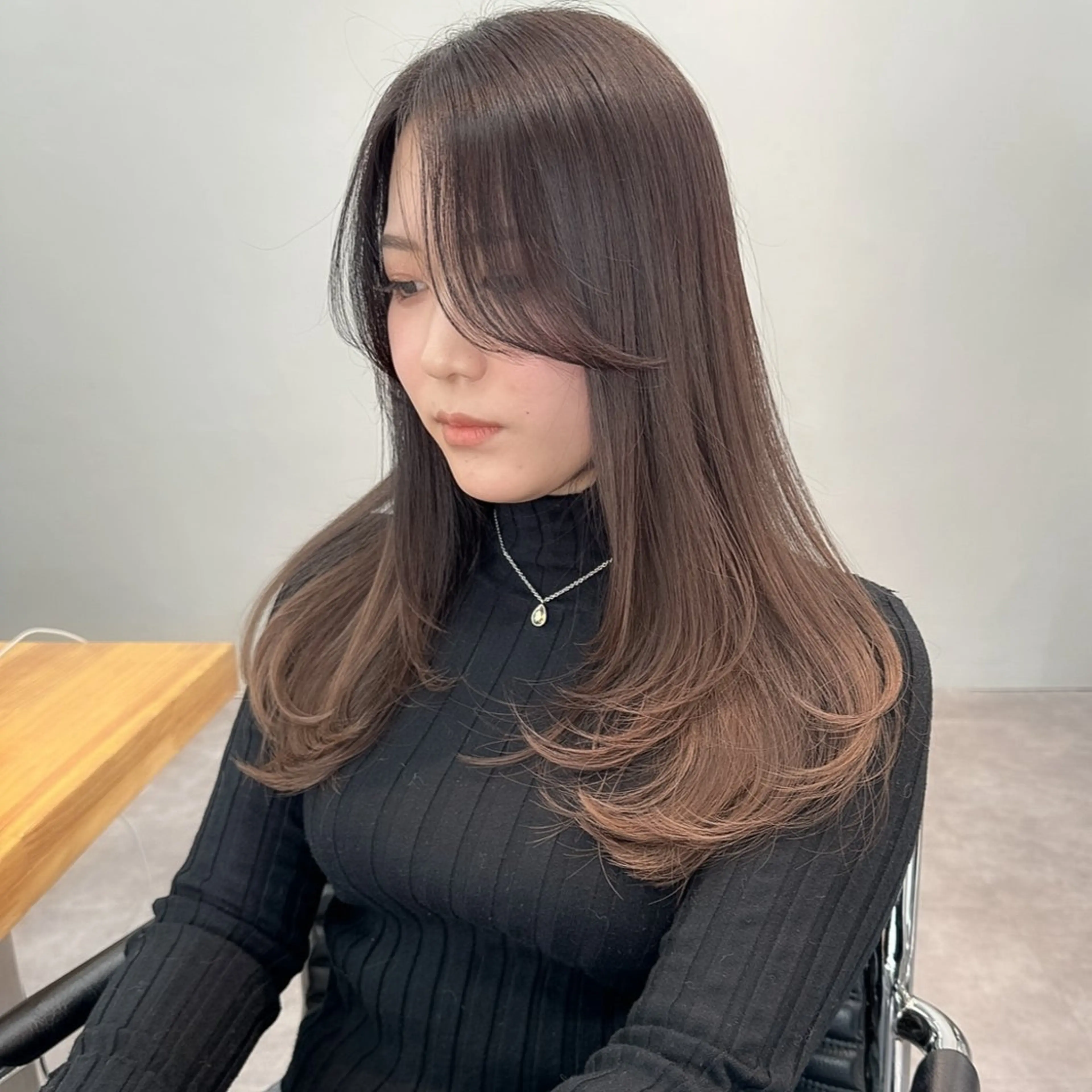 ロング レイヤーカット ショートオタク ❣️Genkiのヘアスタイル