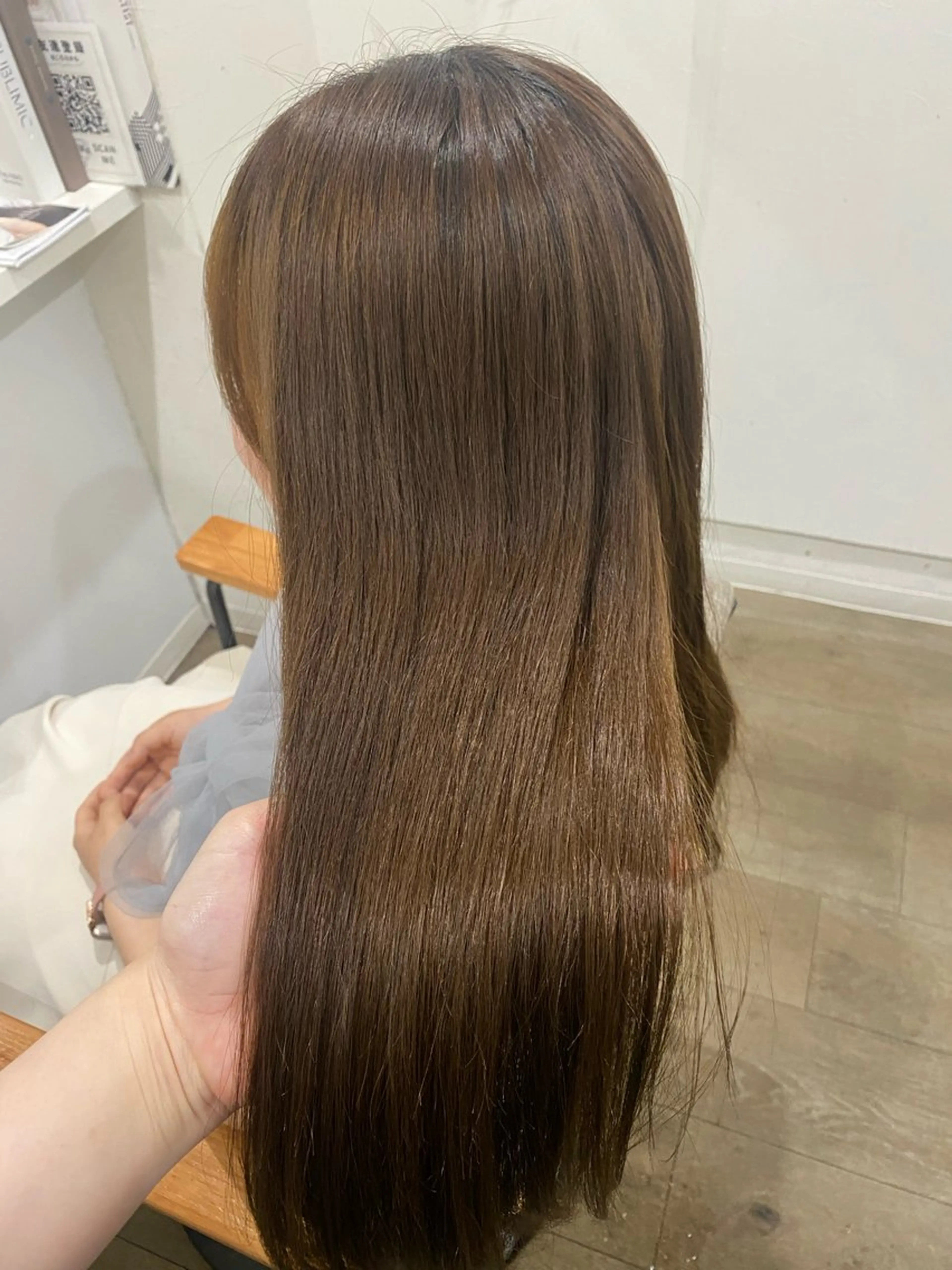 ロング カット 縮毛矯正 Jewel  Box東梅田所属・髪質改善サロン 梅田/ヨナミネのヘアスタイル