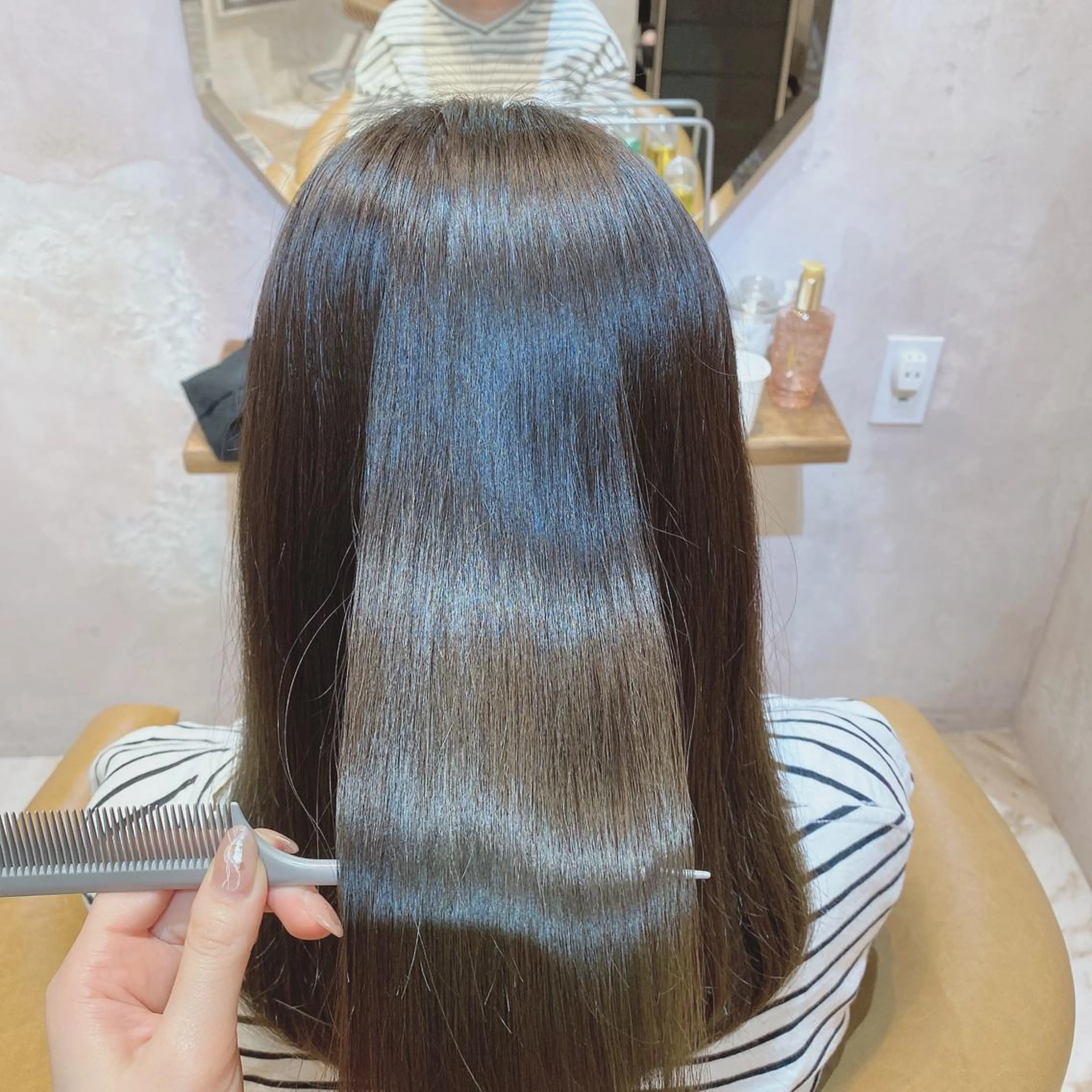 ミディアム トリートメント カット ヘアカラー トリートメント 代表山口ひな 髪質改善のプロのヘアスタイル