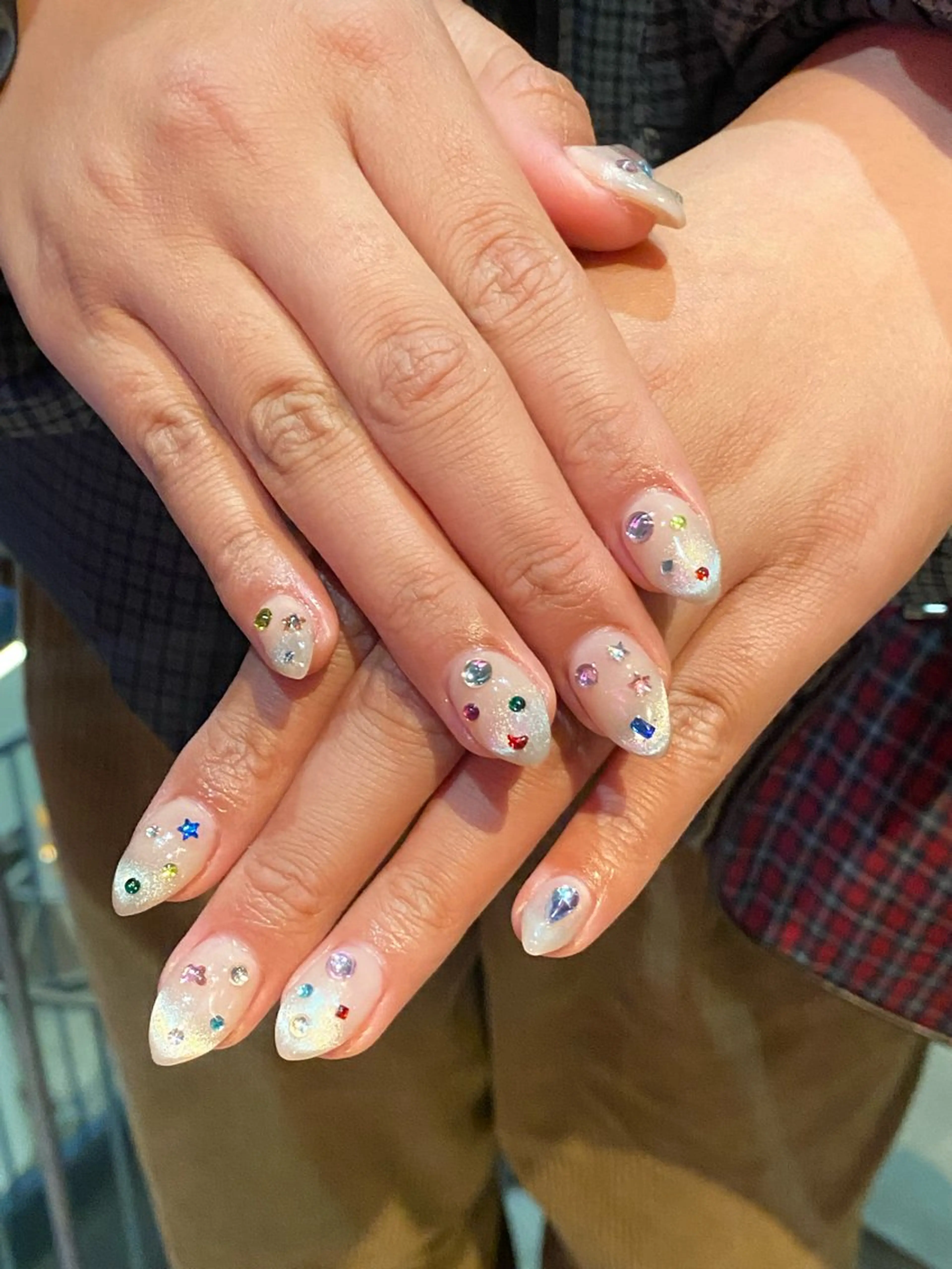 ネイル キラキラネイル ハンドネイル yuuka/池袋 🐾WOLTOKYOのネイルデザイン