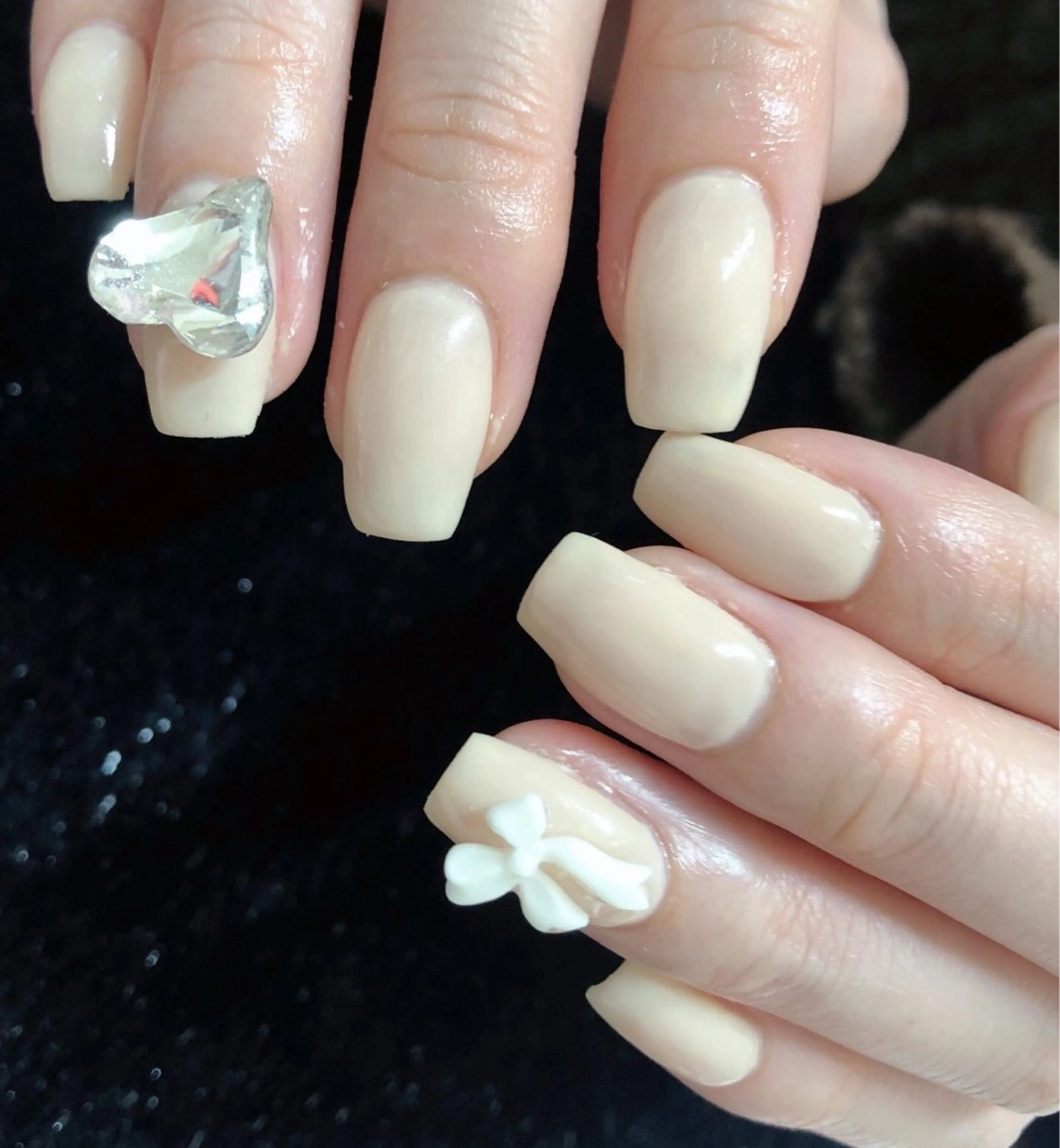 ネイル 成人式 フレンチネイル ジェルネイル ガラスフレンチ グラデーション 大門浜松町 ネイルのネイルデザイン