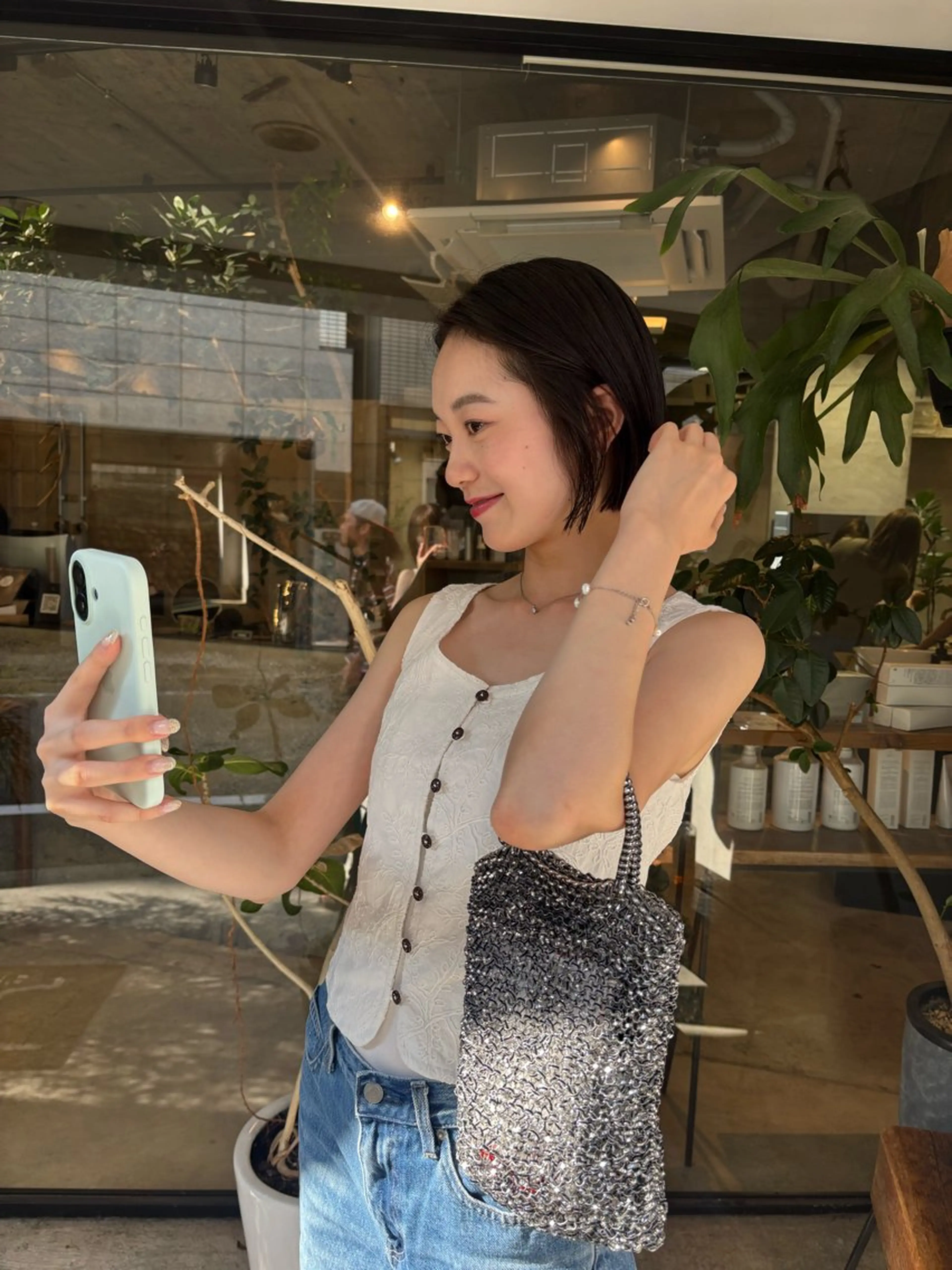 ショート ワンレンボブ ボブ 名古屋ショートカット /なつみのヘアスタイル