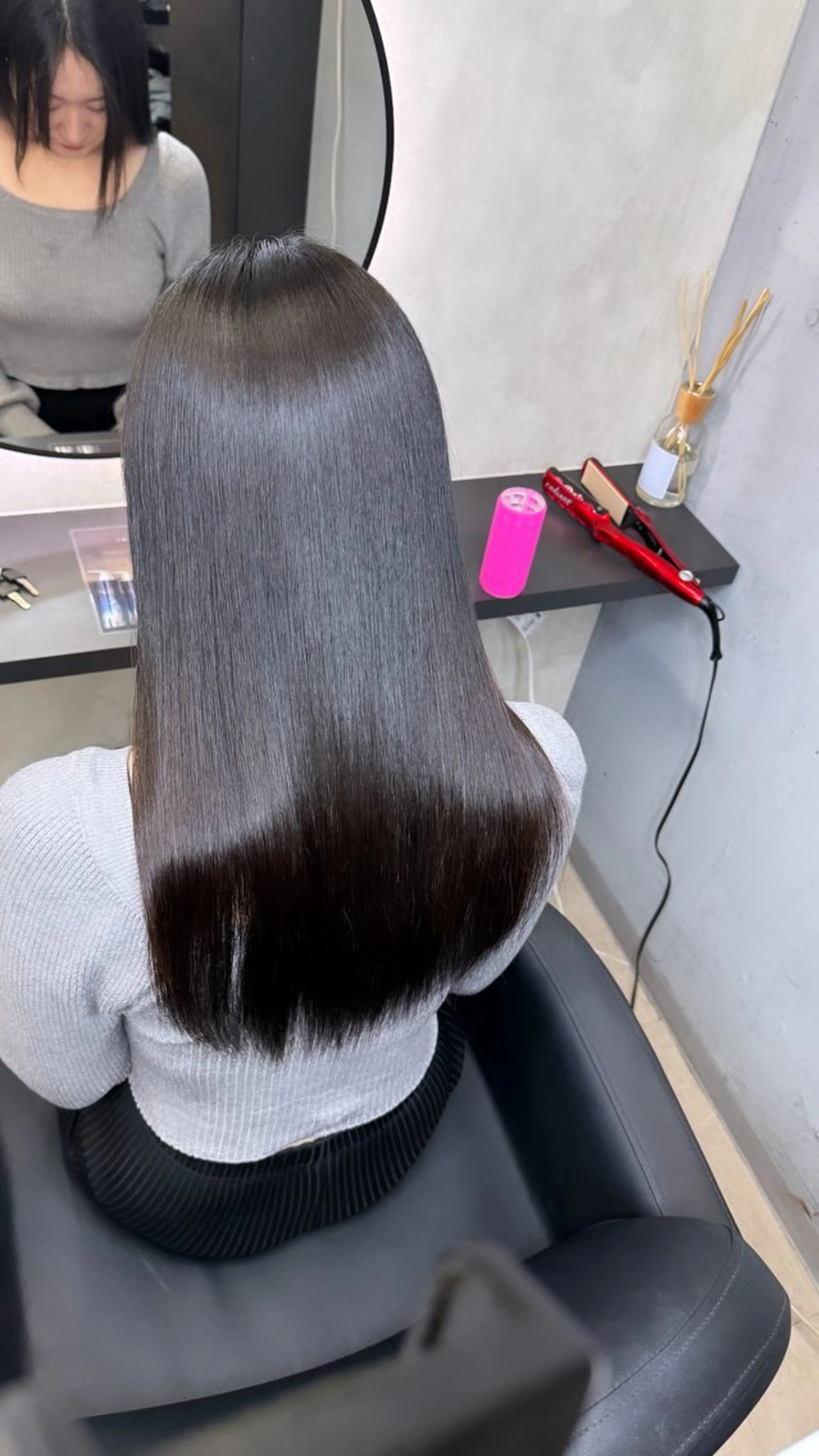 ロング XYZ所属・縮毛矯正/髪質改善 韓国風/MIKIYAのヘアスタイル