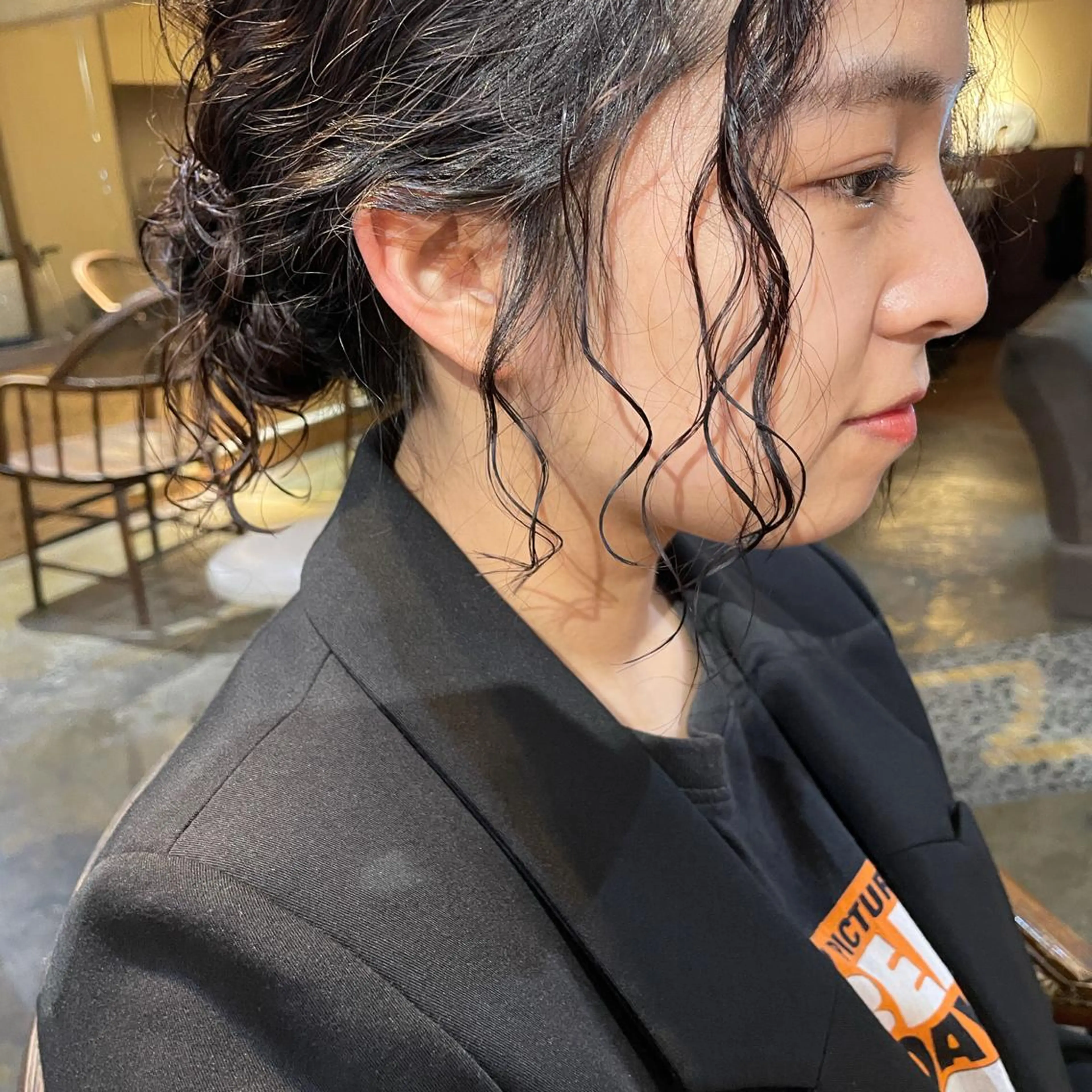 セミロング カラー パーマ キッズ オトナヘア🌸 harukaのヘアスタイル