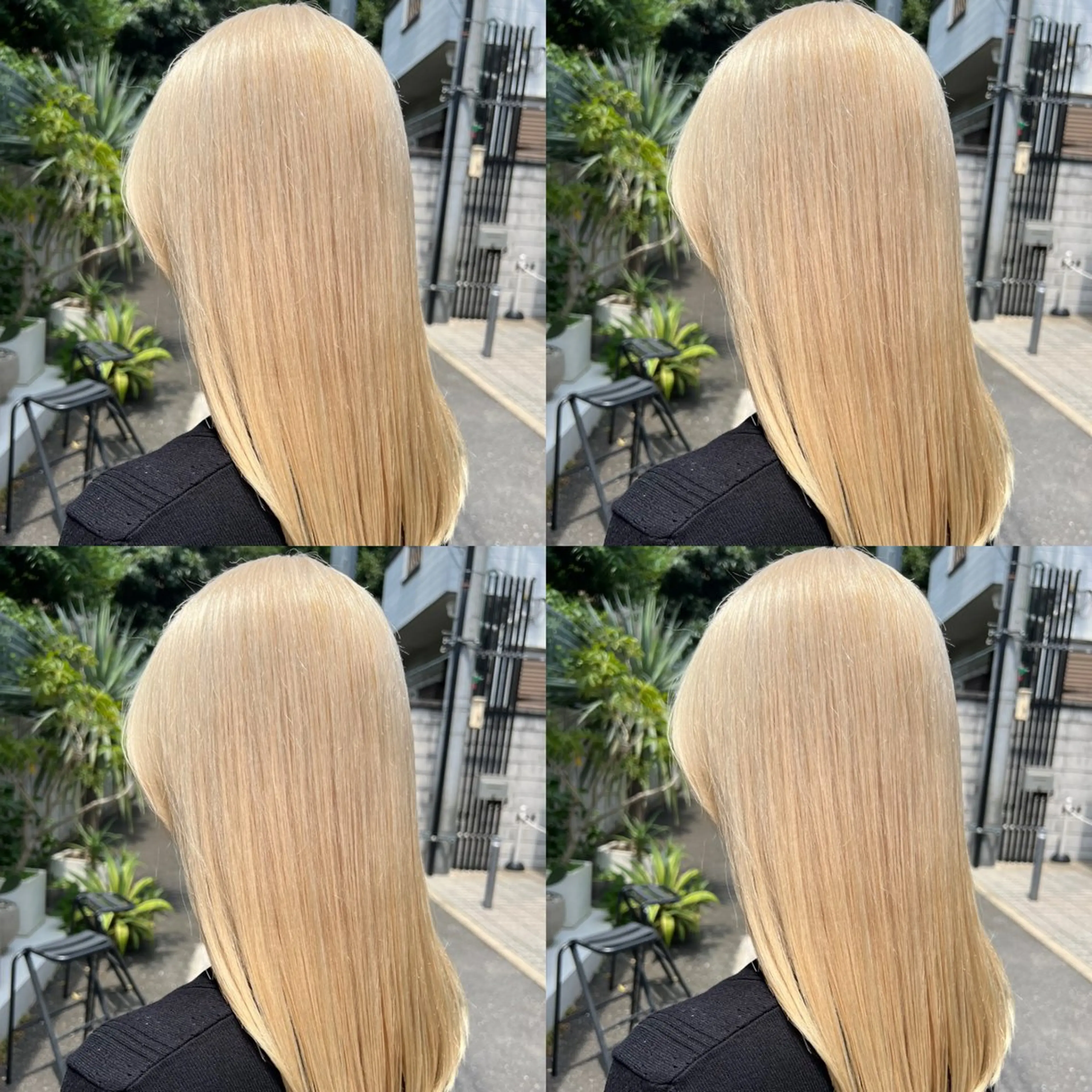 ミディアム カラー ブロンド ホワイトブロンド カット ヘアカラー 💎透明感カラー特化 💎TAISEIのヘアスタイル