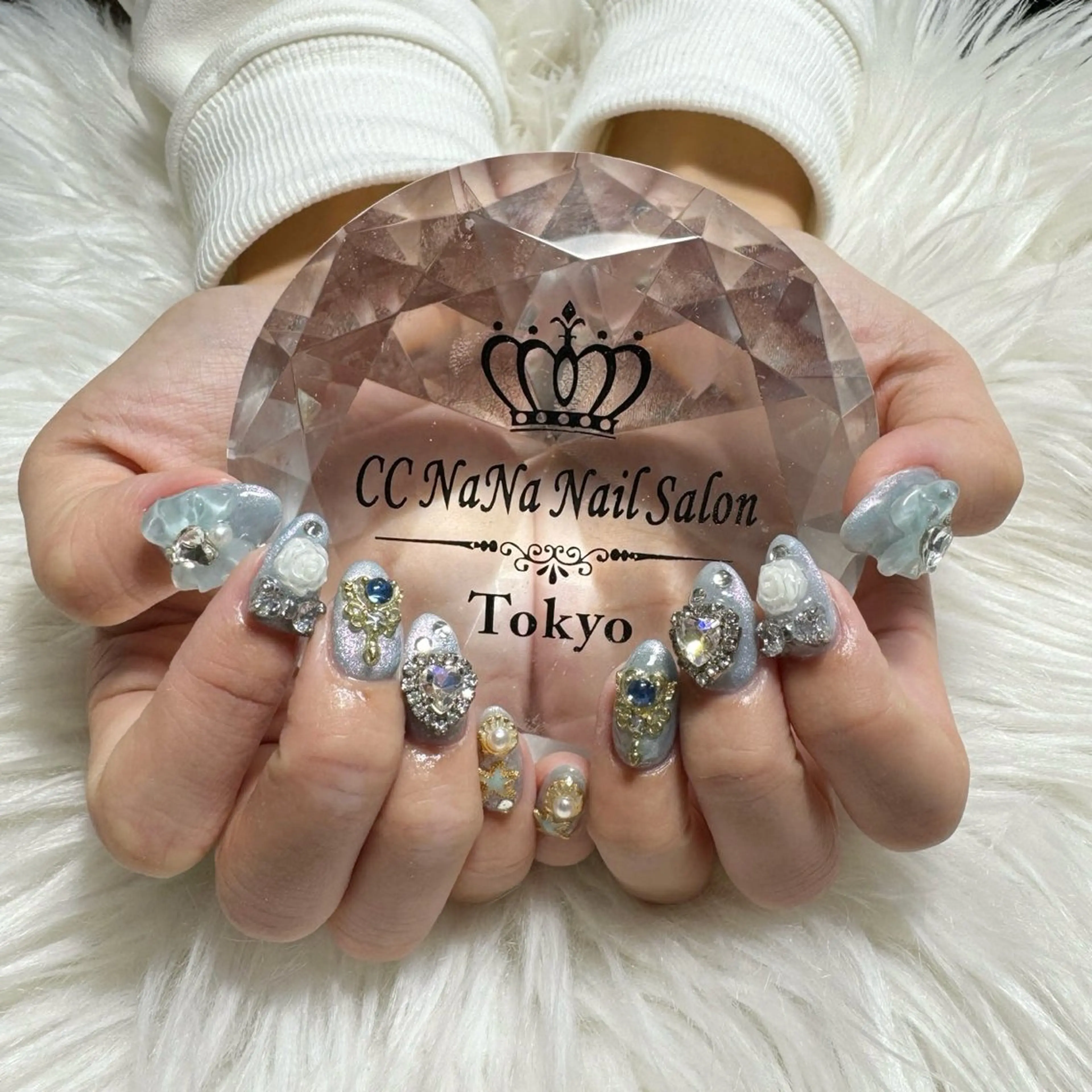 ネイル アートネイル チークネイル フラッシュネイル ジェルネイル グラデーション ハンドネイル 💎CC・NaNa 韓国風ネイル🌙Cのネイルデザイン