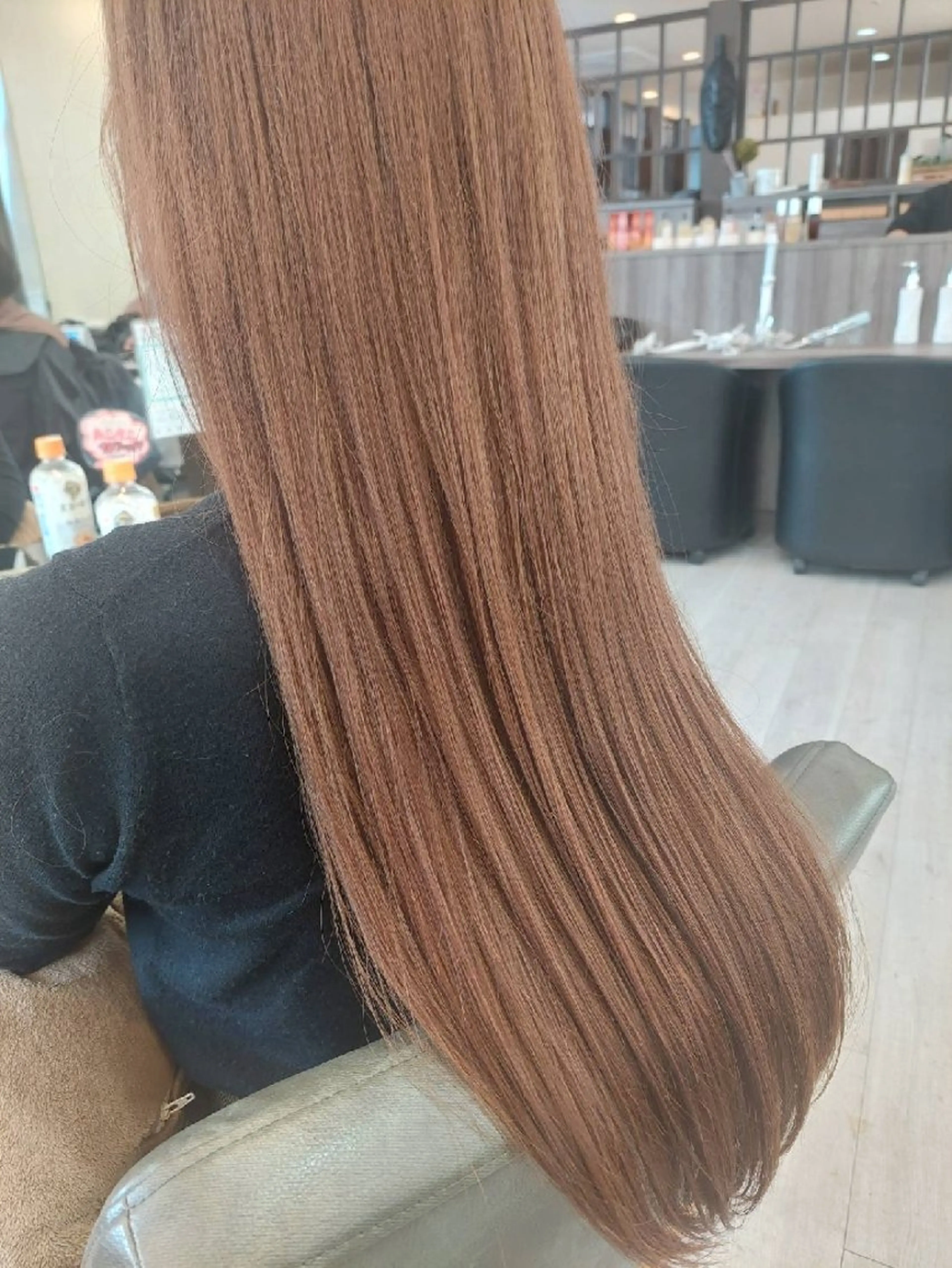 カット＋ケアカラー＋ナノスチームトリートメントの写真