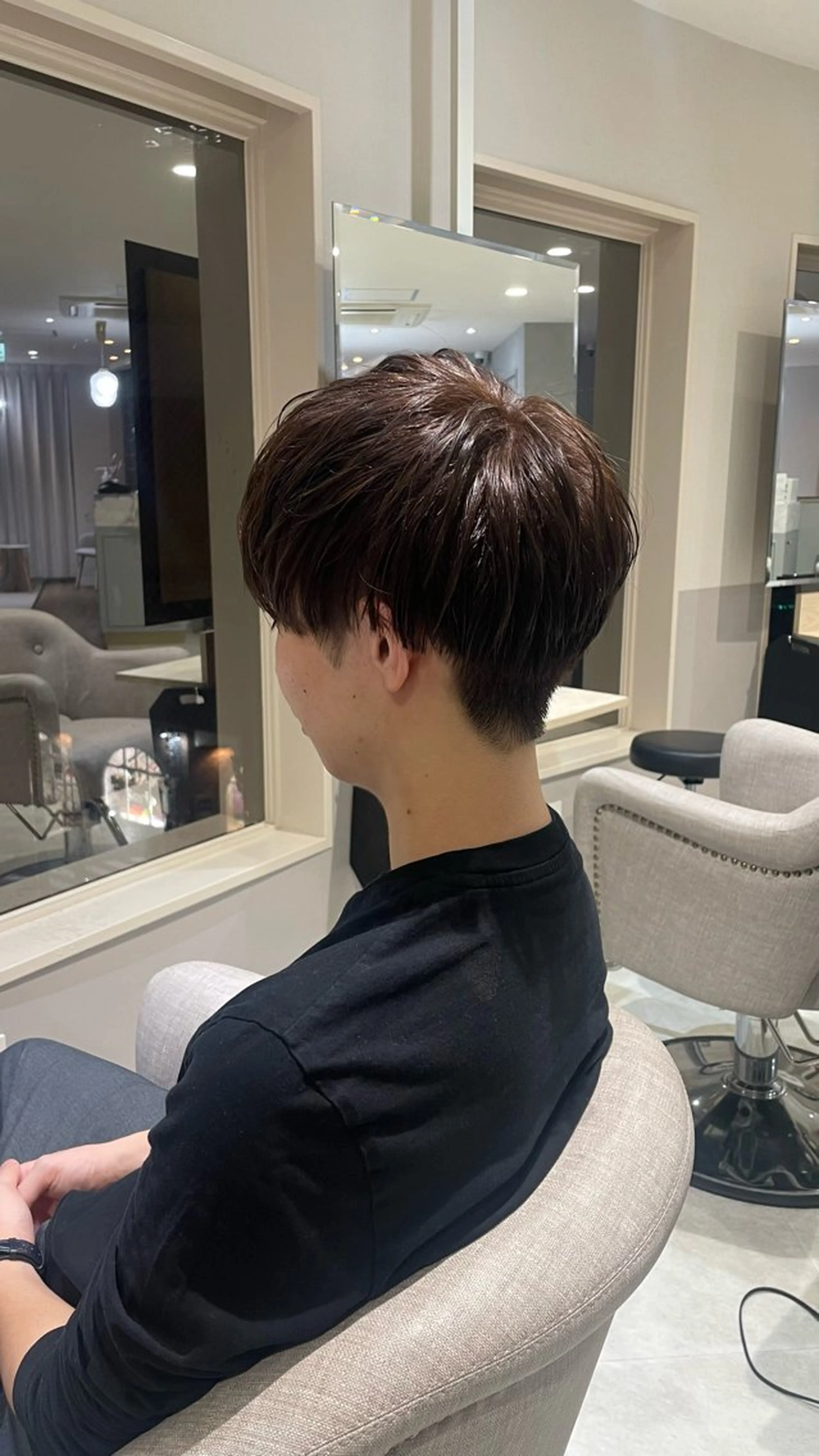 ショート カラー メンズ カット ヘアカラー トリートメント ayano / 透明感・くすみカラーのヘアスタイル