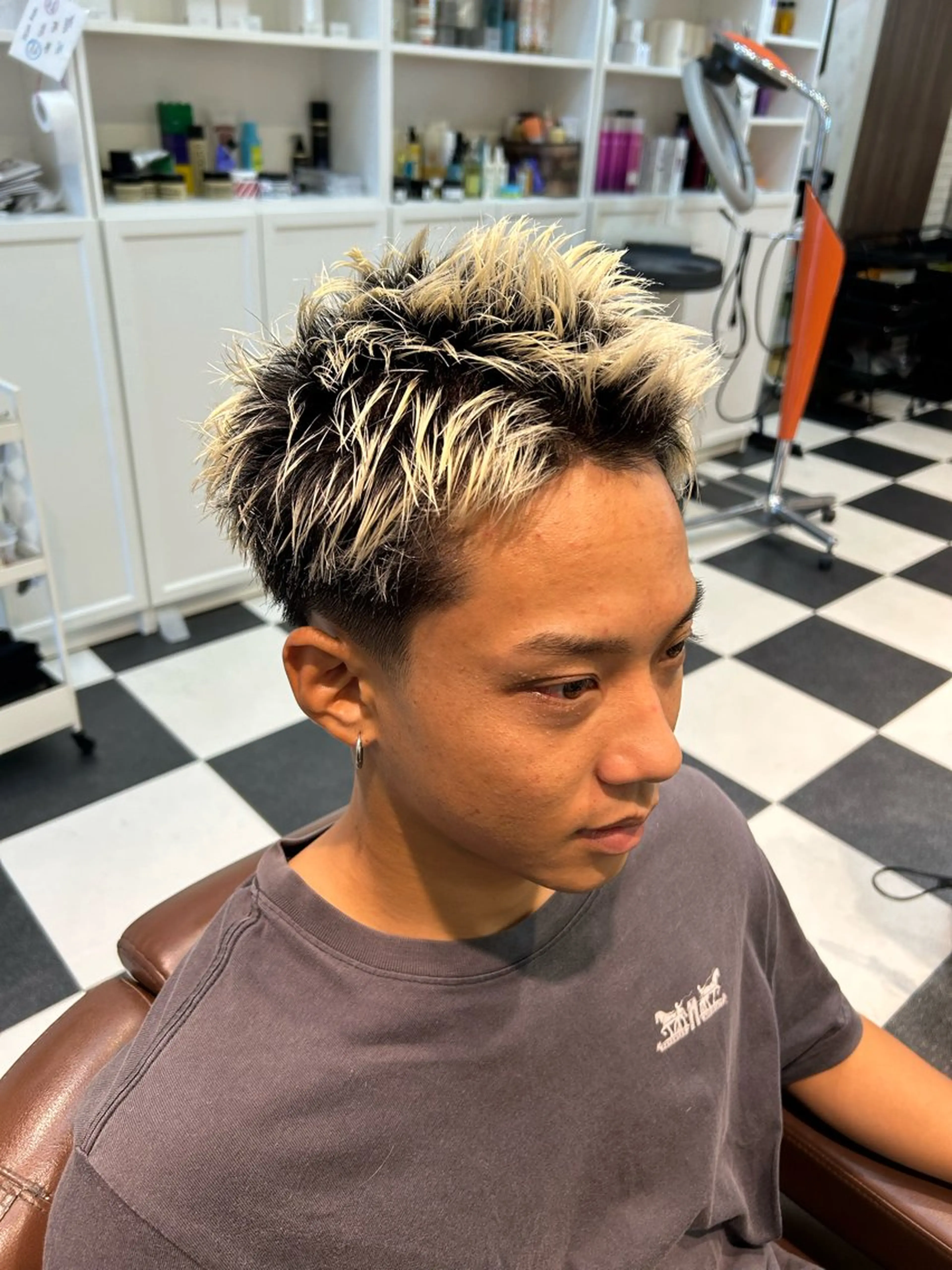 ショート カラー メンズ 奈良/生駒/FEEL /ﾉｶﾞﾐﾄｼｷのヘアスタイル