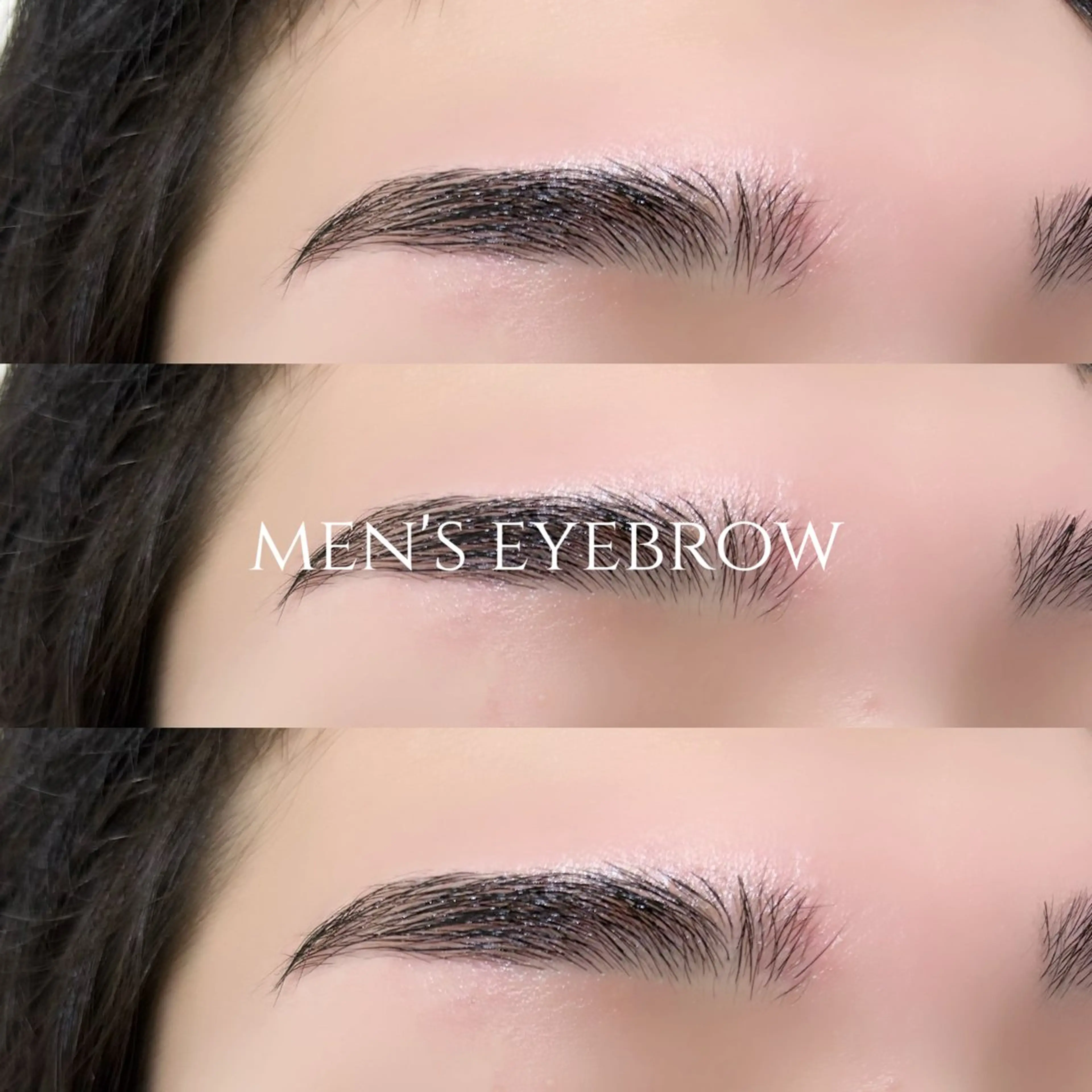 アイブロウスタイリング（men's）の写真