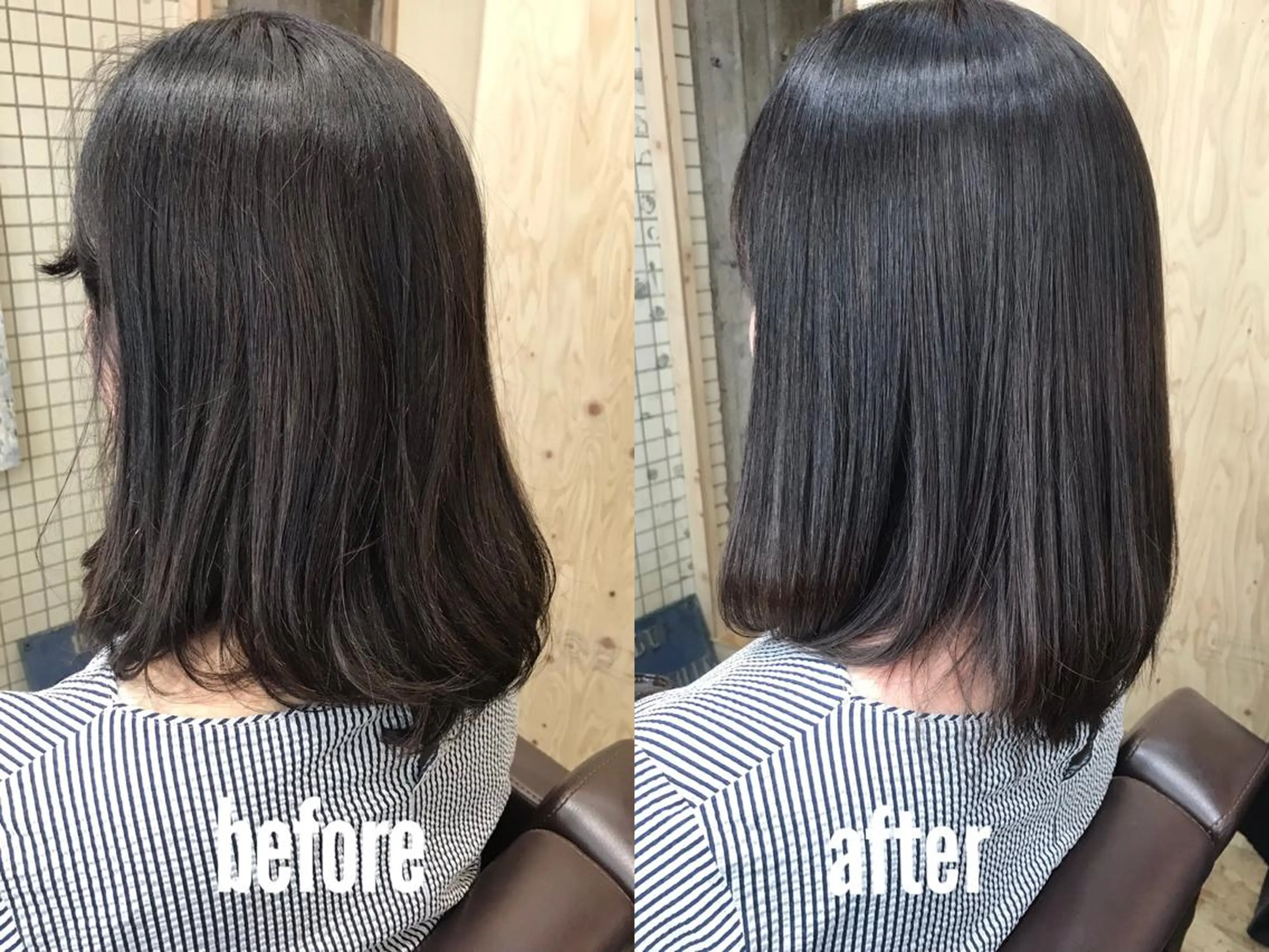 ミディアム 縮毛矯正 縮毛矯正＆髪質改善特化型サロン所属・髪質改善＆縮毛矯正 三上大地のヘアスタイル