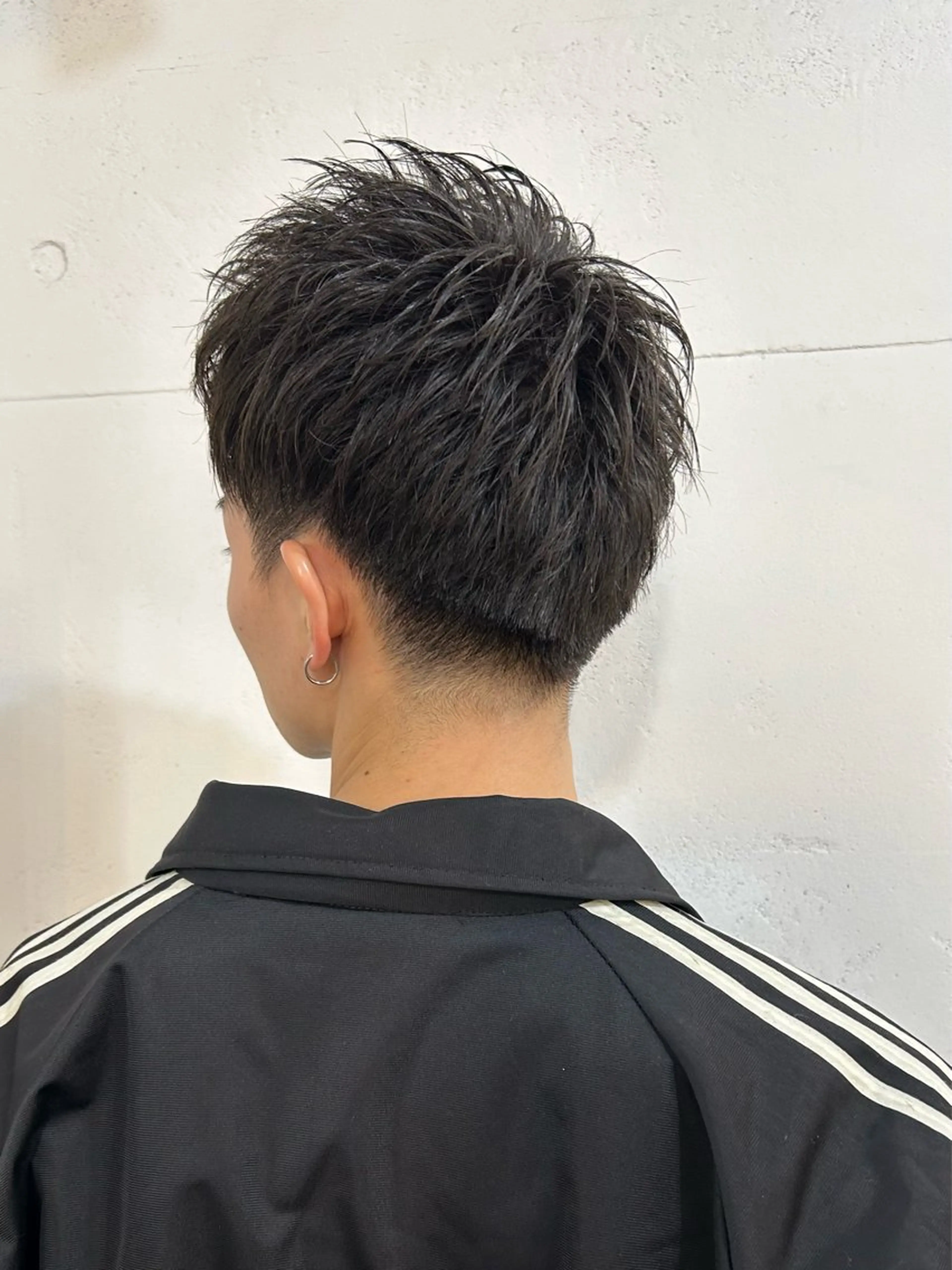 メンズ アップバング 刈り上げ カット メンズ特化美容師 水野友貴のヘアスタイル