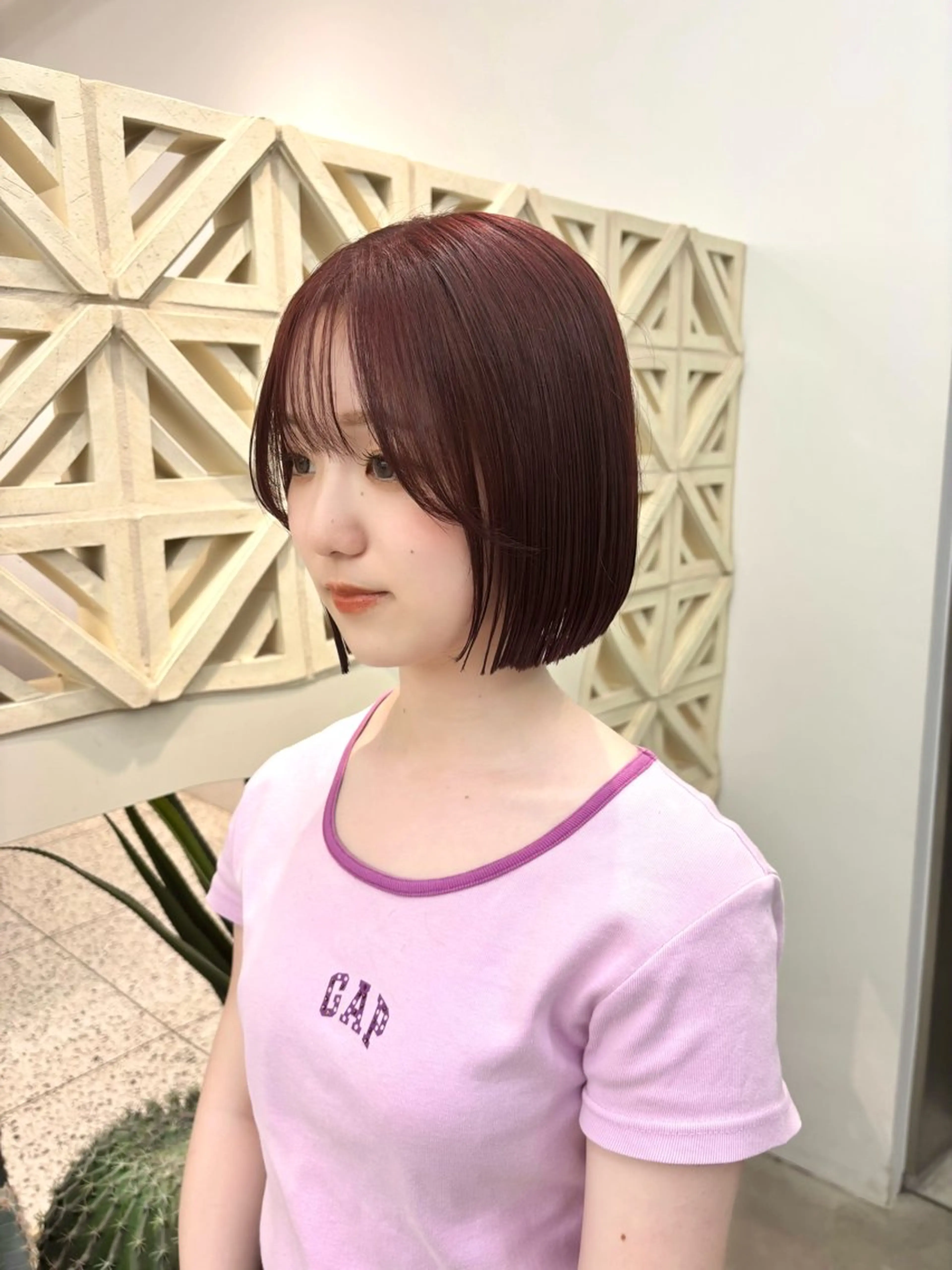 ショート カラー 伊藤 優里のヘアスタイル