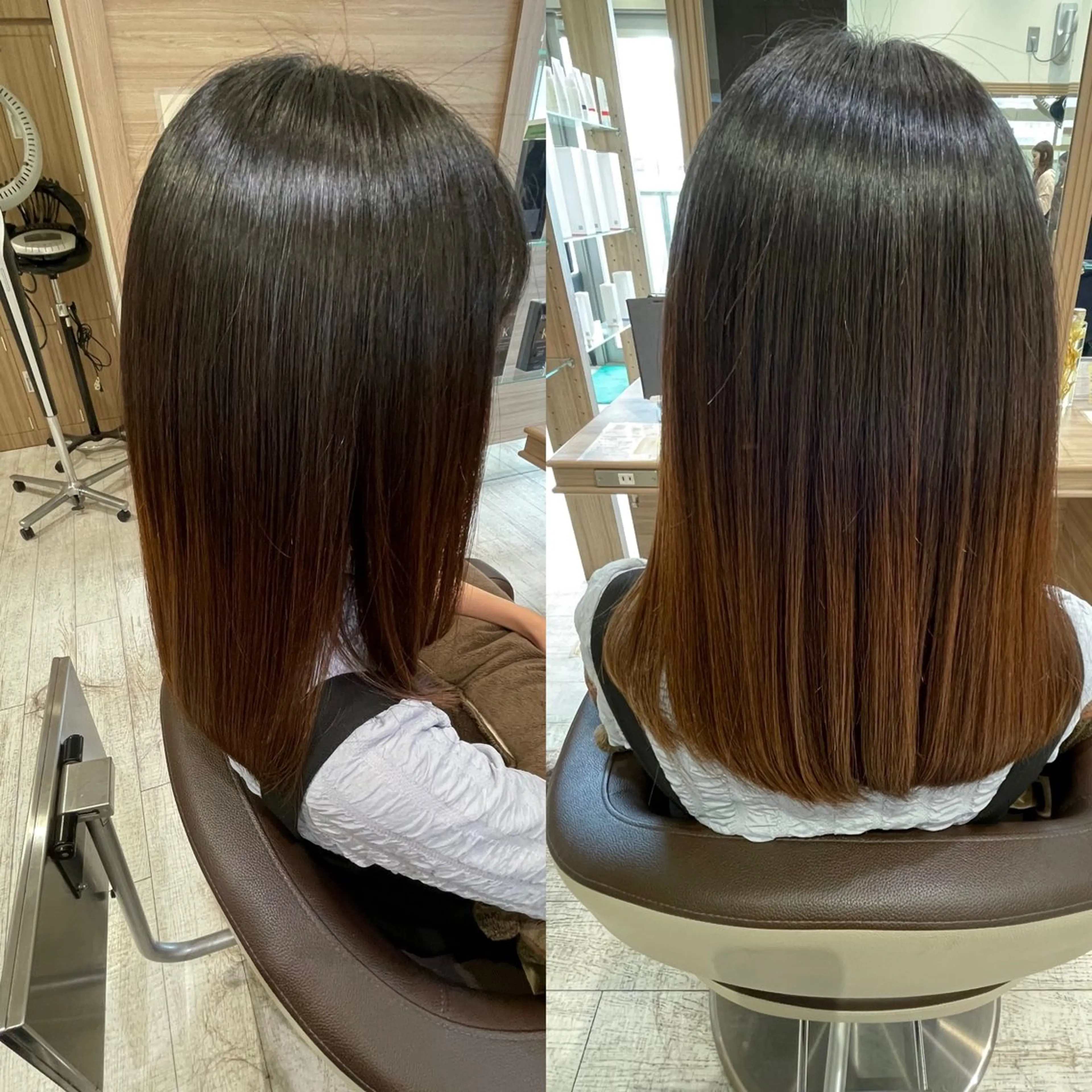 ロング パーマ 髪質改善 縮毛矯正 トリートメント 縮毛矯正 トリートメント 加藤 未歩のヘアスタイル