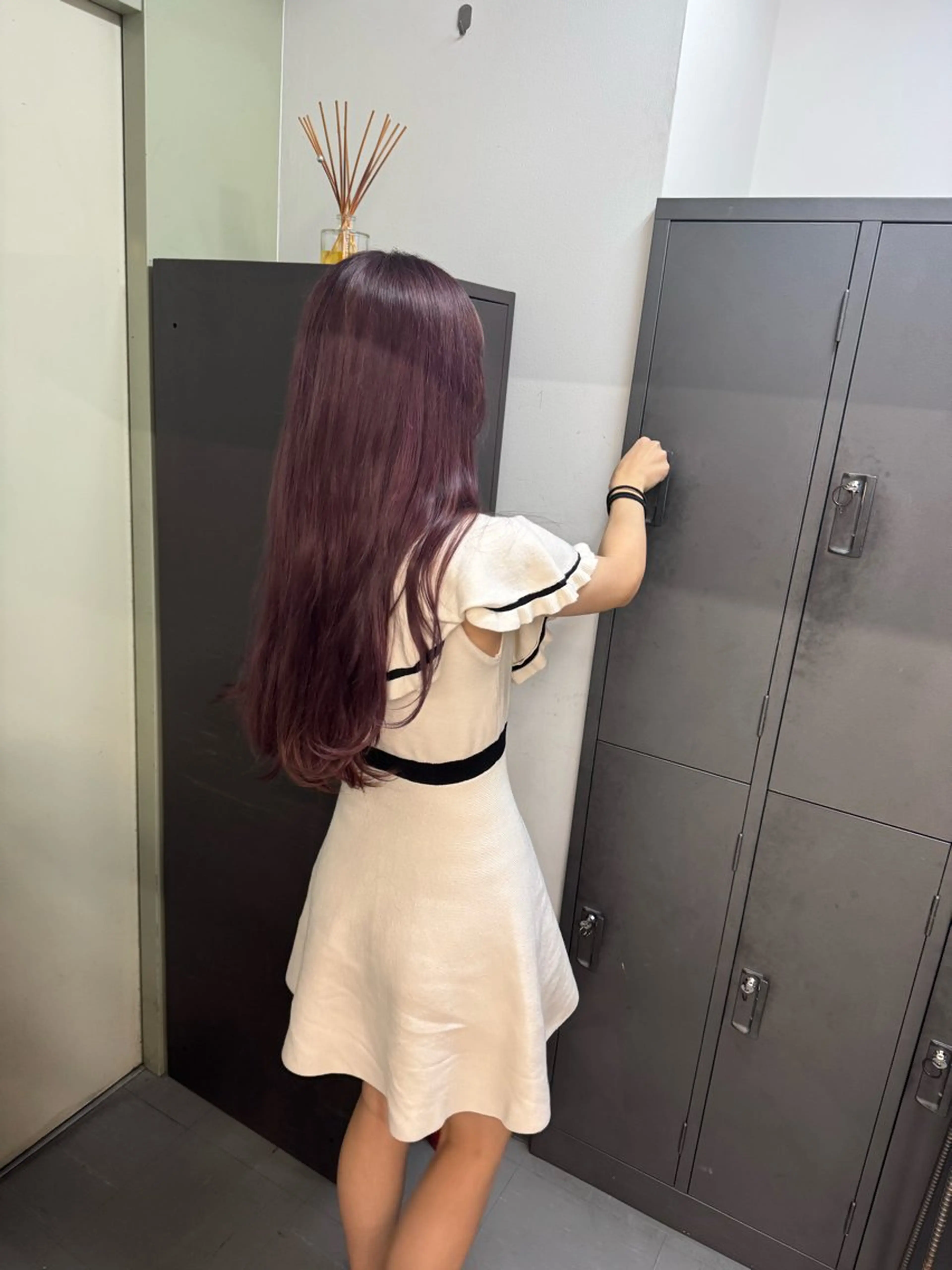 ロング カラー ラベンダーカラー ピンクカラー ピンクラベンダー ヘアカラー ゆうと/ブリーチモデ ル/ストレートモデルのヘアスタイル