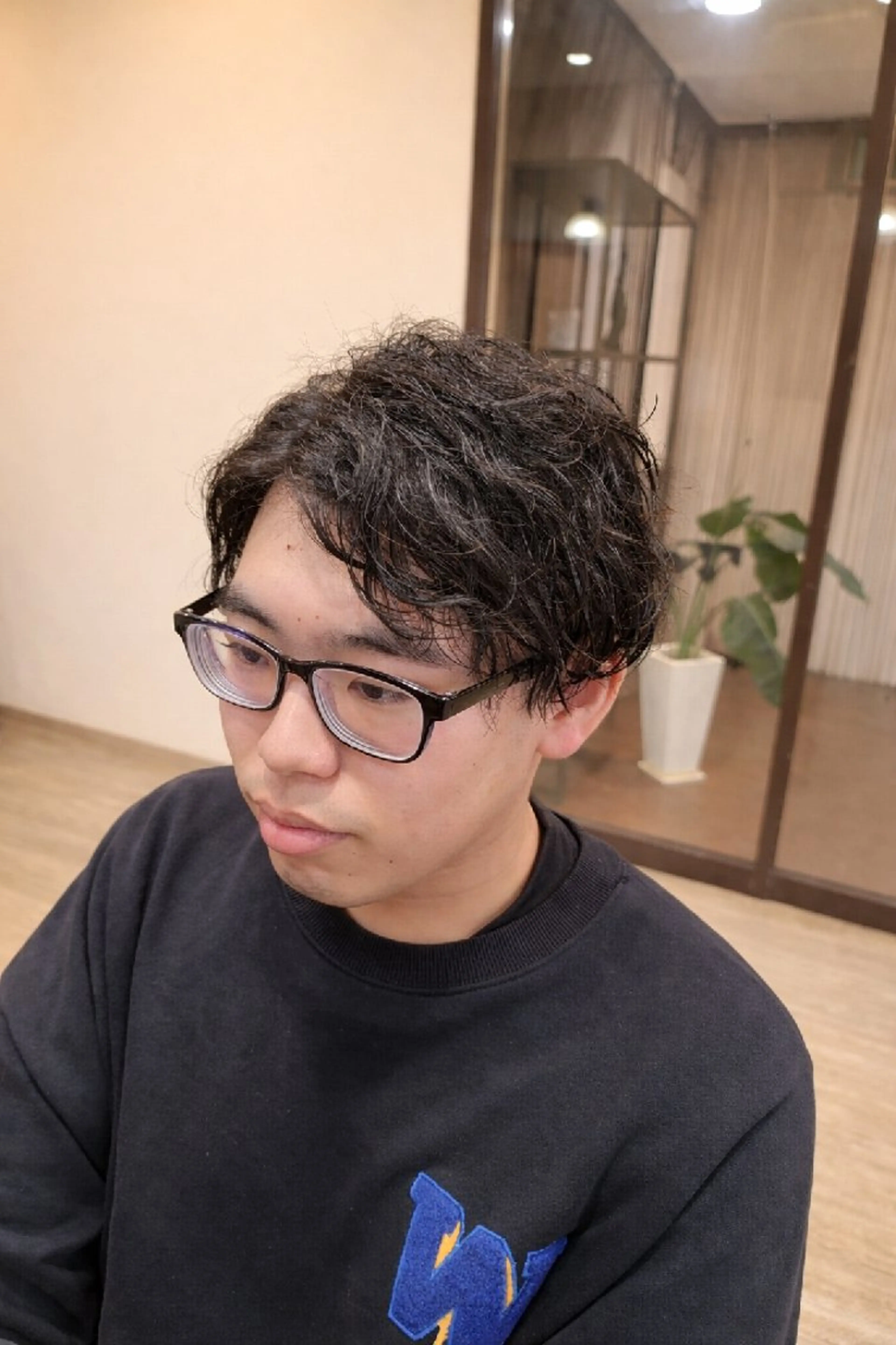 メンズ メンズパーマ カット パーマ トリートメント 山田 周のヘアスタイル