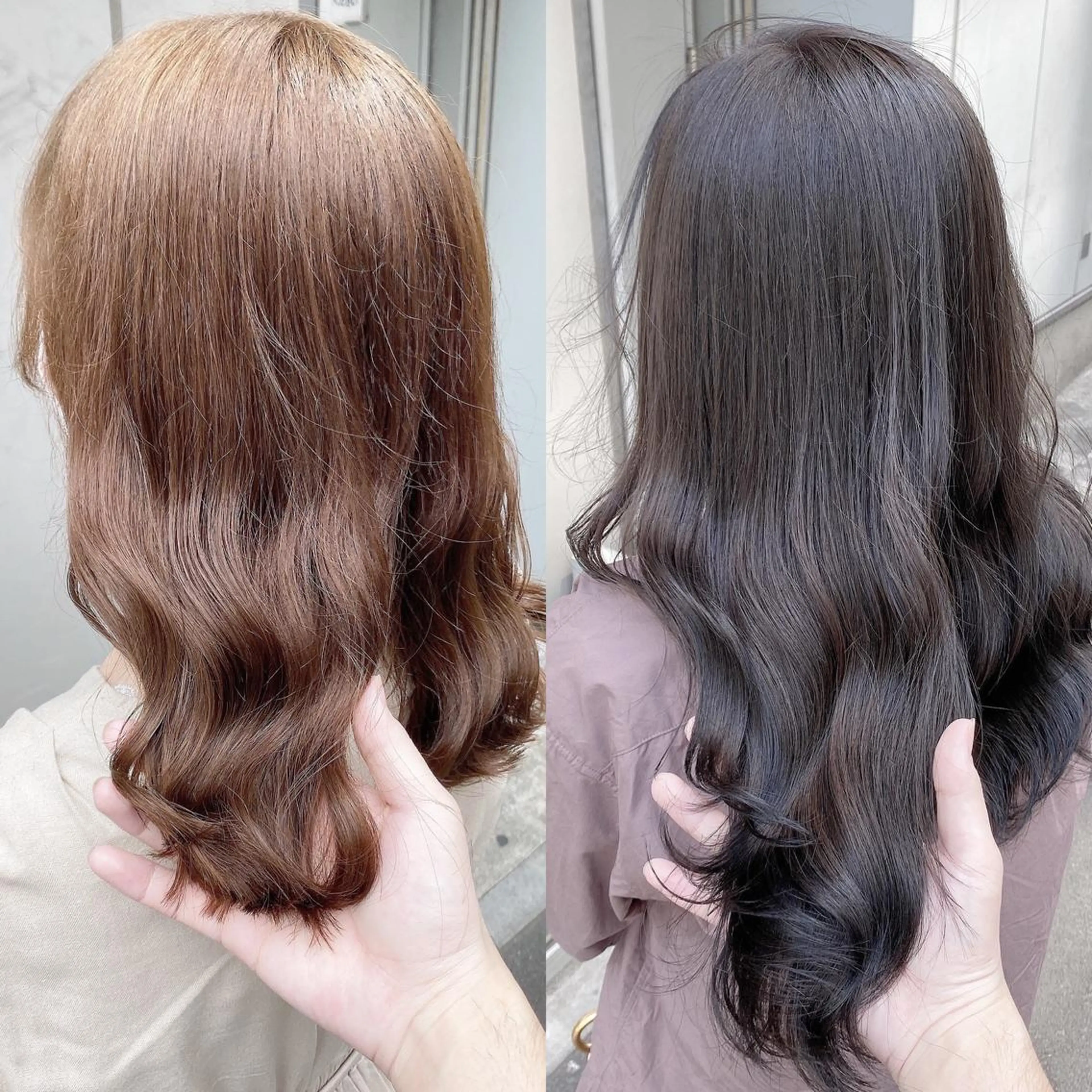 ロング カラー 大人っぽ韓国レディ レイヤー🤍渋谷のヘアスタイル