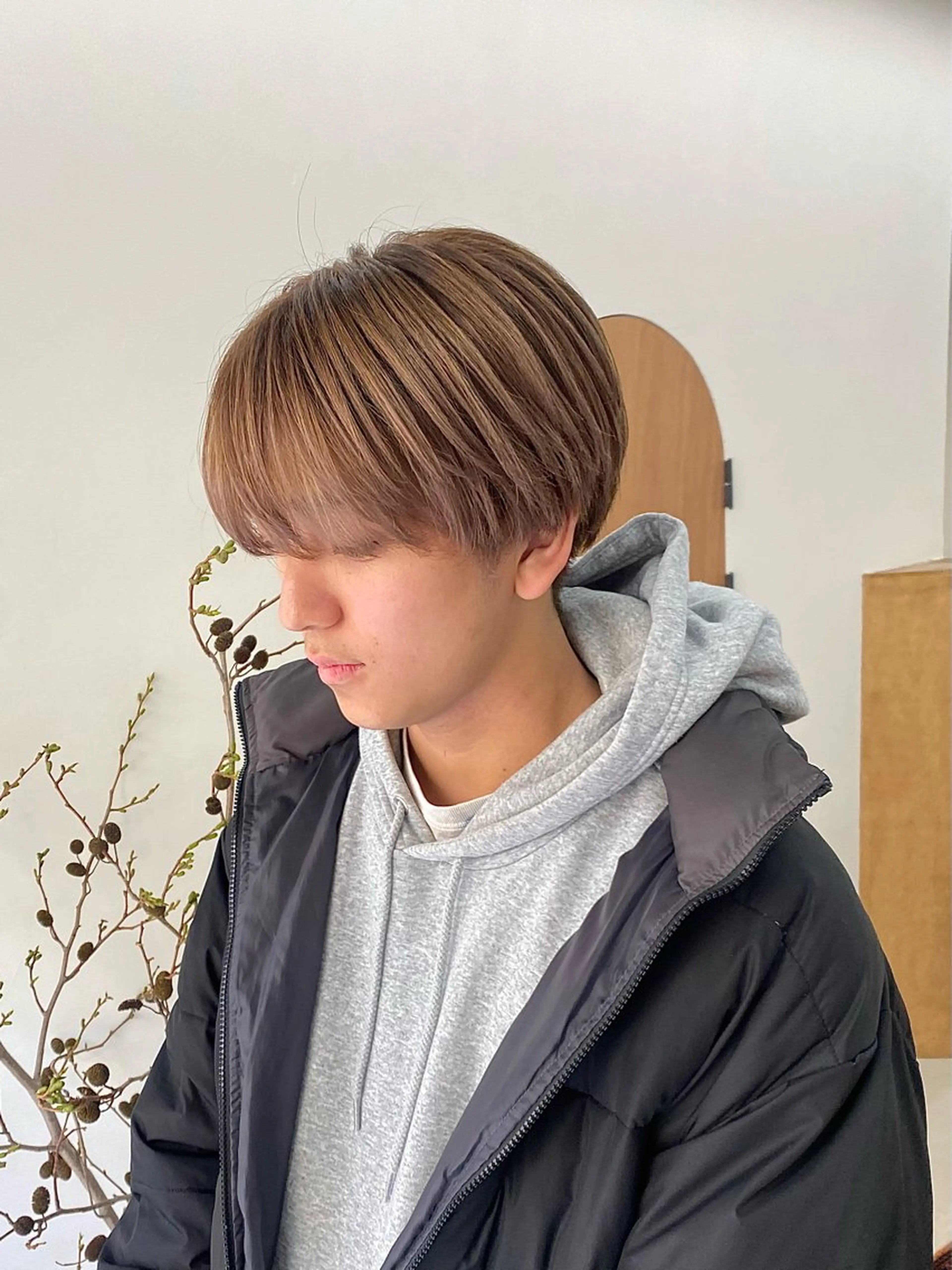 ミディアム カラー ヘアアレンジ ハイトーンカラー カット ヘアカラー トリートメント ハル🌸柔色/ ブリーチなし/艶髪のヘアスタイル