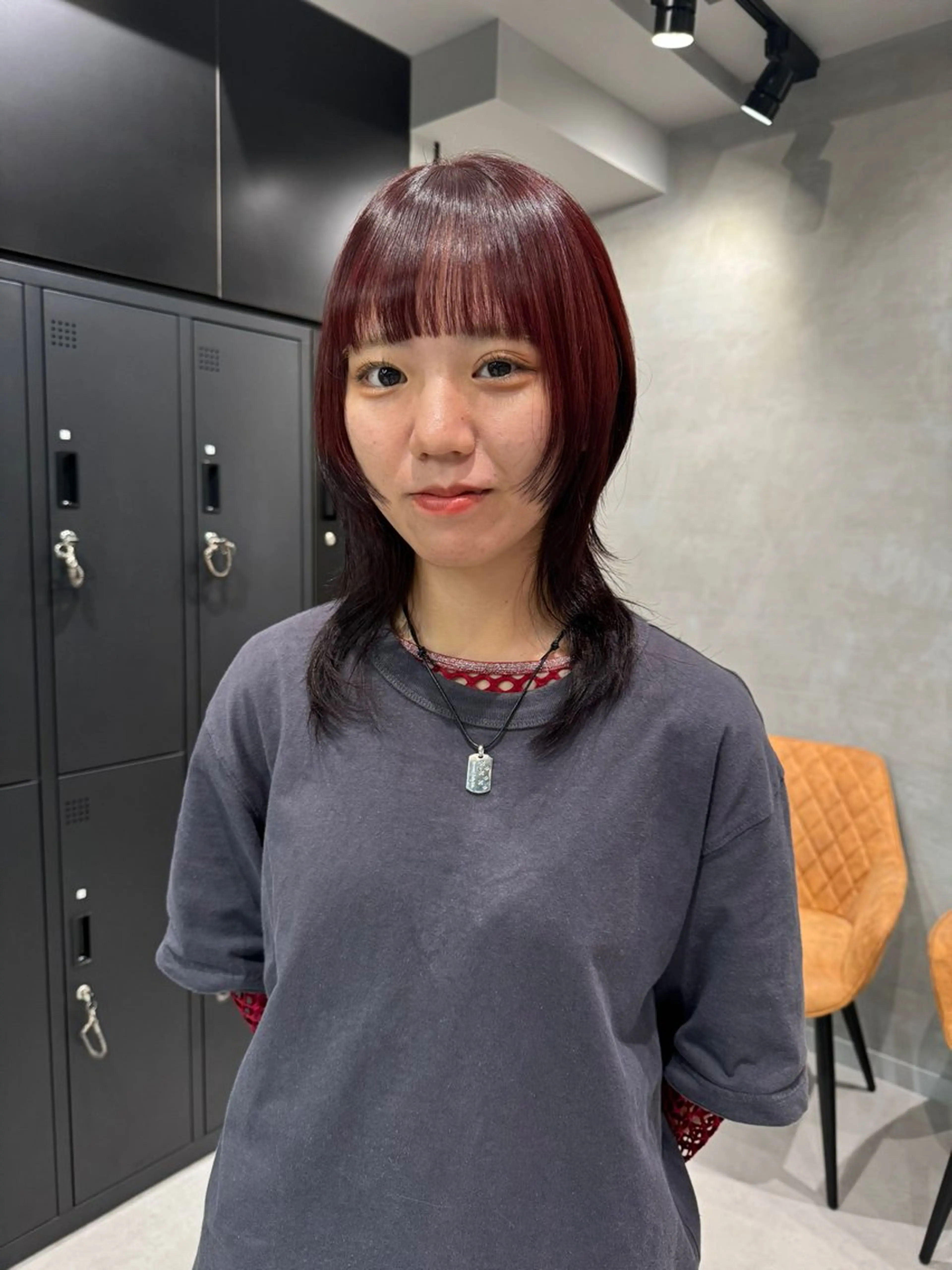 セミロング カラー カット ヘアカラー トリートメント レイヤー/ウルフ🤎 mayo.のヘアスタイル