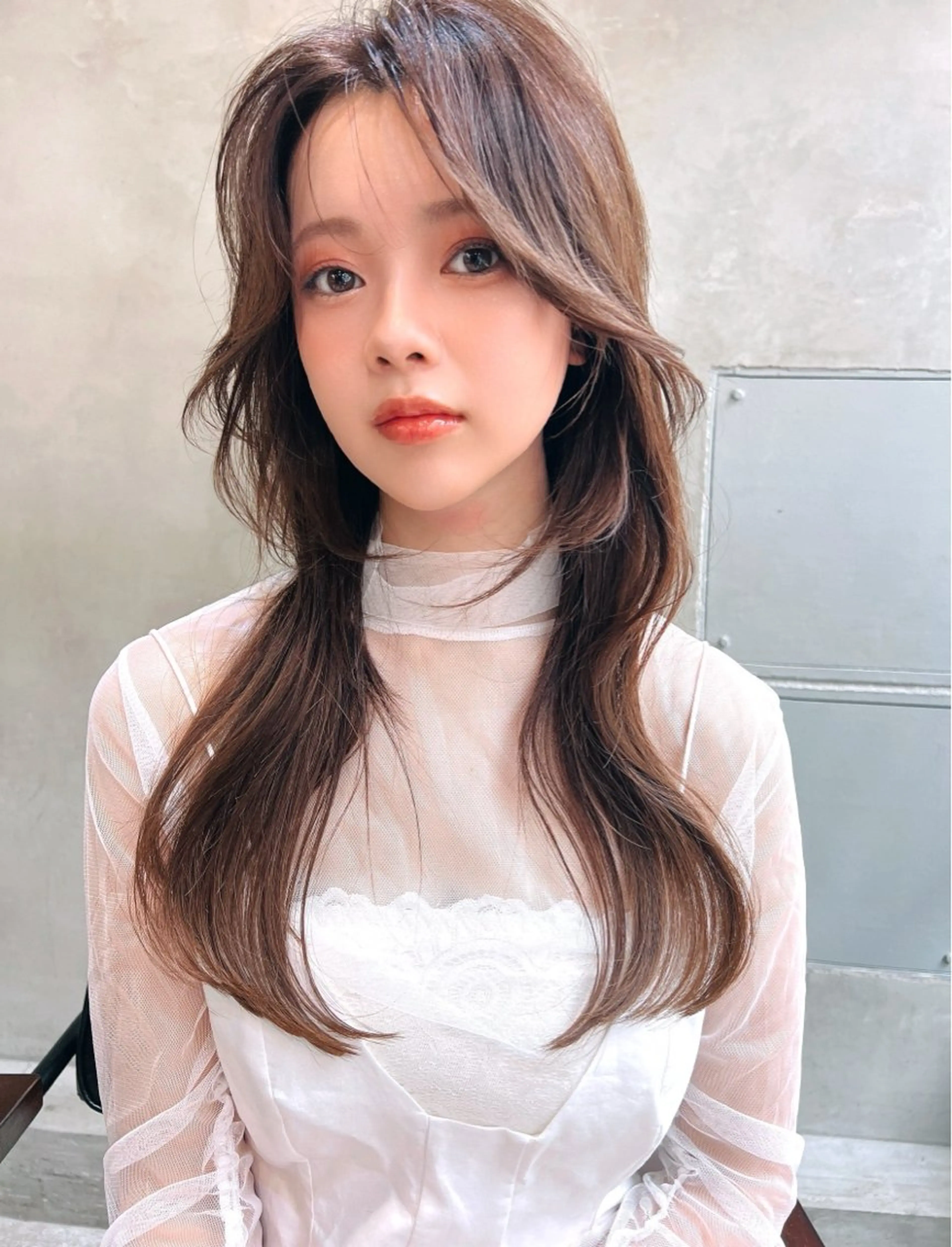 ロング カラー Ameri所属・艶髪/韓国ヘア🎀 Kanon︎︎⁺.のヘアスタイル