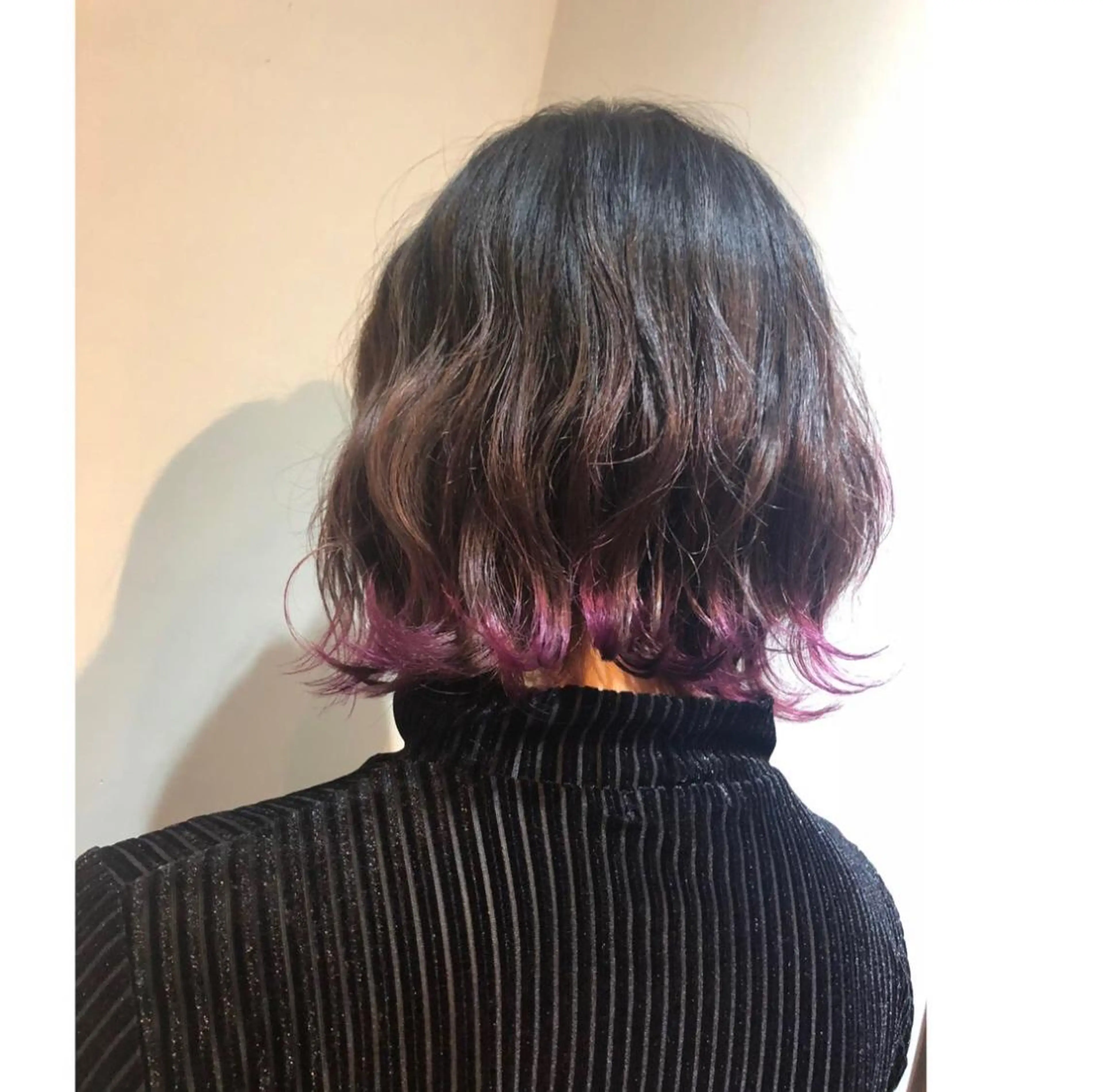 ミディアム カラー 韓国ヘア/レイヤー/ 暖色カラー/ Aiのヘアスタイル