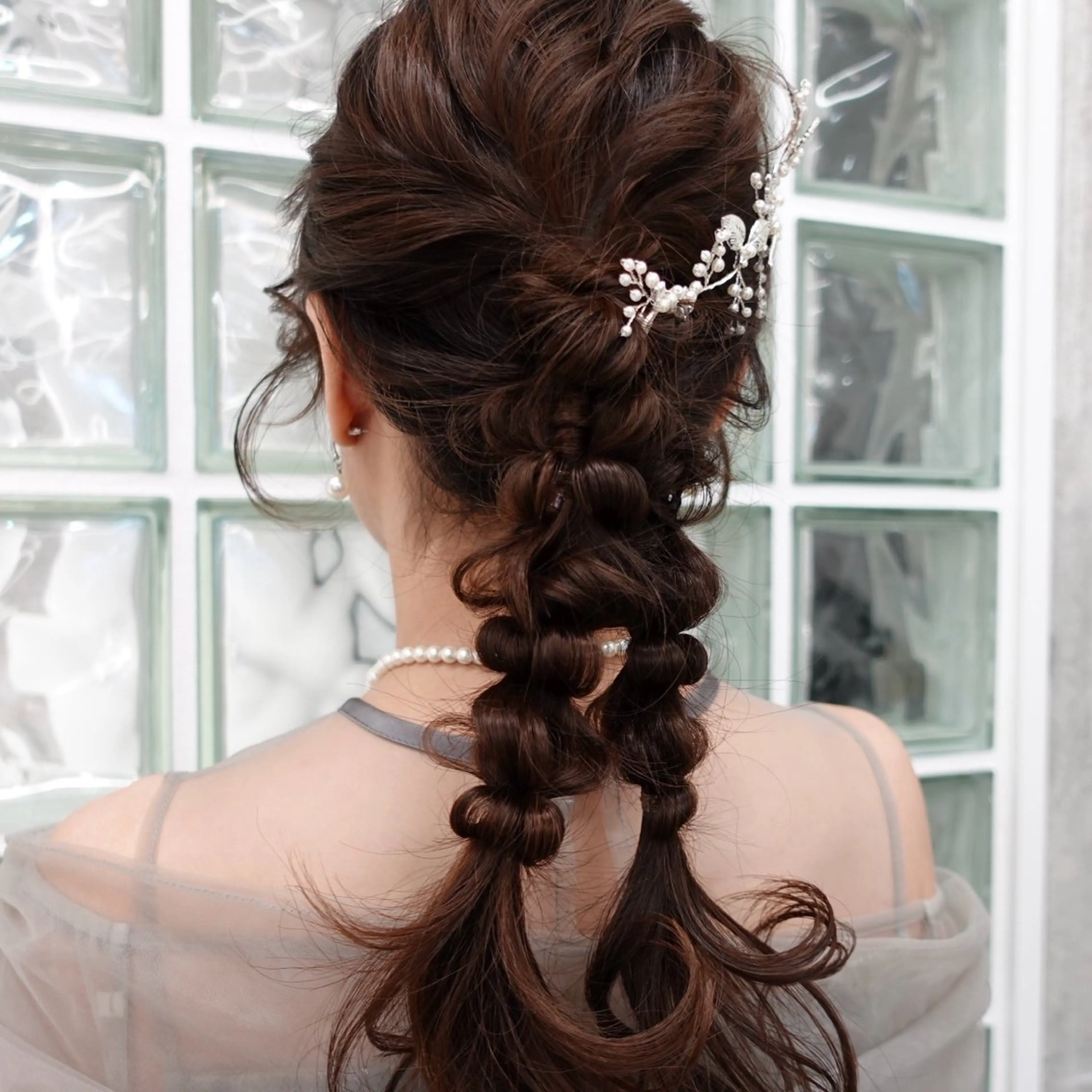 ヘアアレンジ 結婚式・ブライダル ヘアセット 🌐サトウ リョウ🌐のヘアスタイル