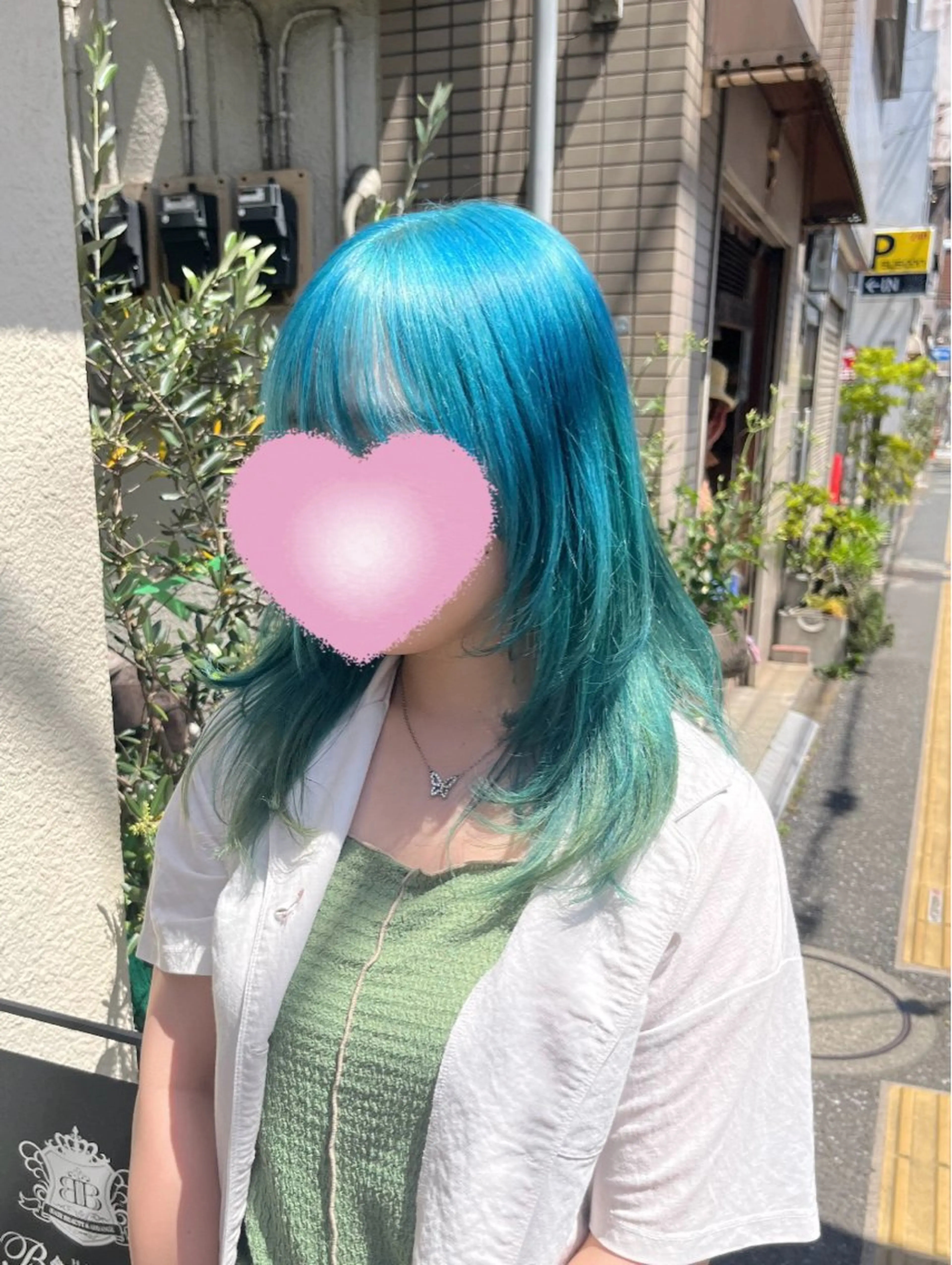 ロング カラー ヘアカラー トリートメント 艶髪/ハイトーン/ ヘアセット/モエノのヘアスタイル