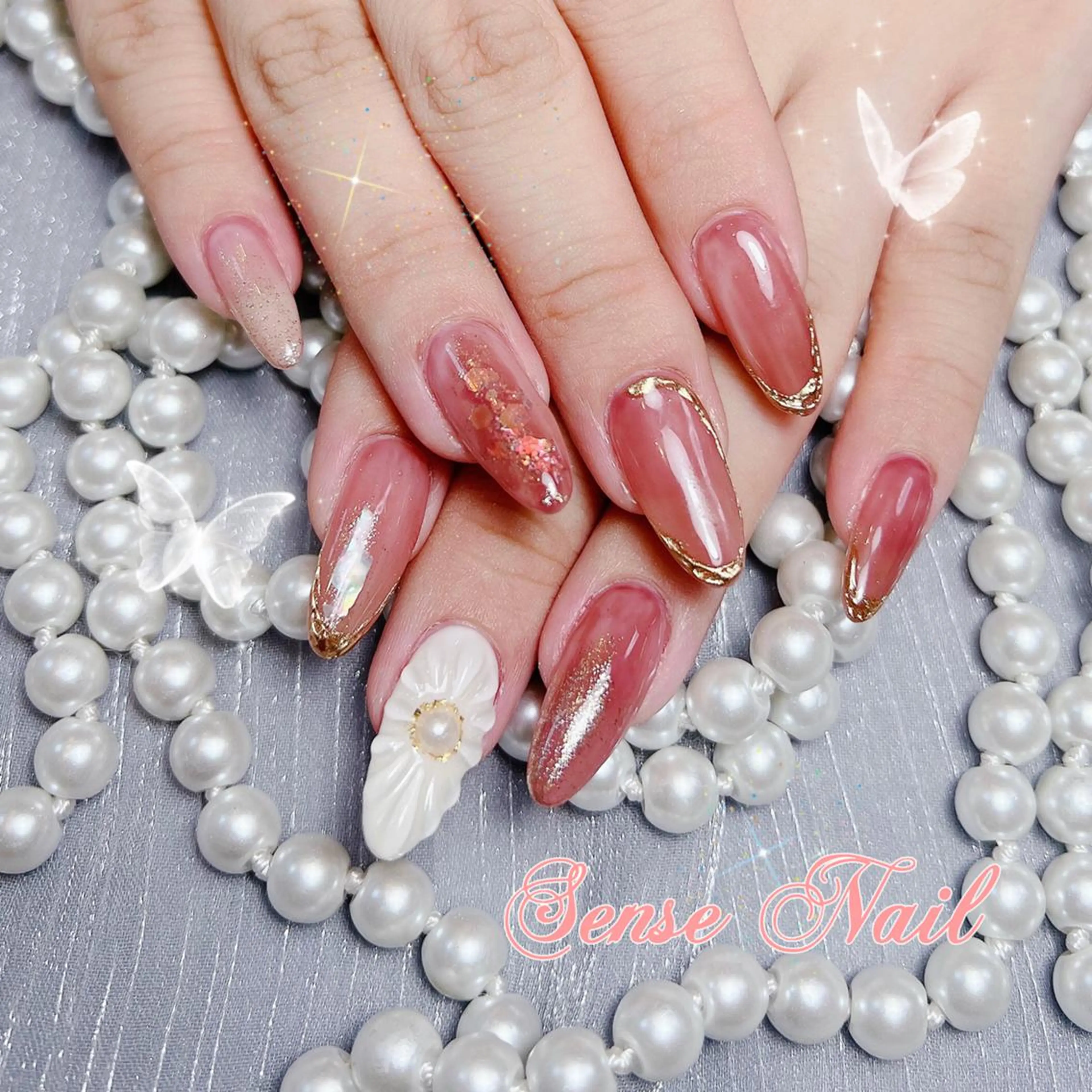 ネイル ハンドネイル 🎀Sense Nail新宿店🎀のネイルデザイン