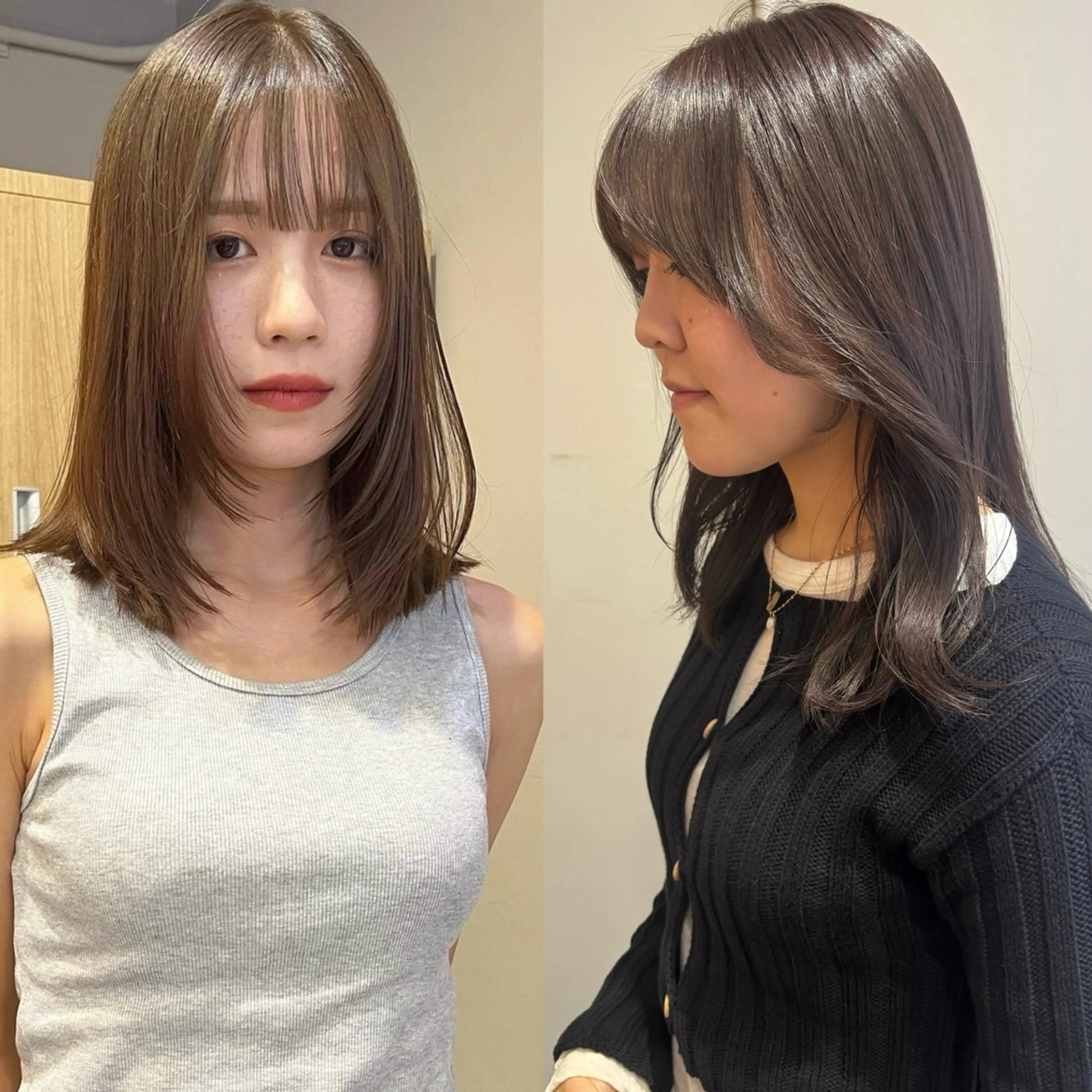 ロング カラー ベージュカラー 透明感カラー レイヤーカット ヘアカラー 透明感/レイヤーカッ ト/kirara🌼のヘアスタイル