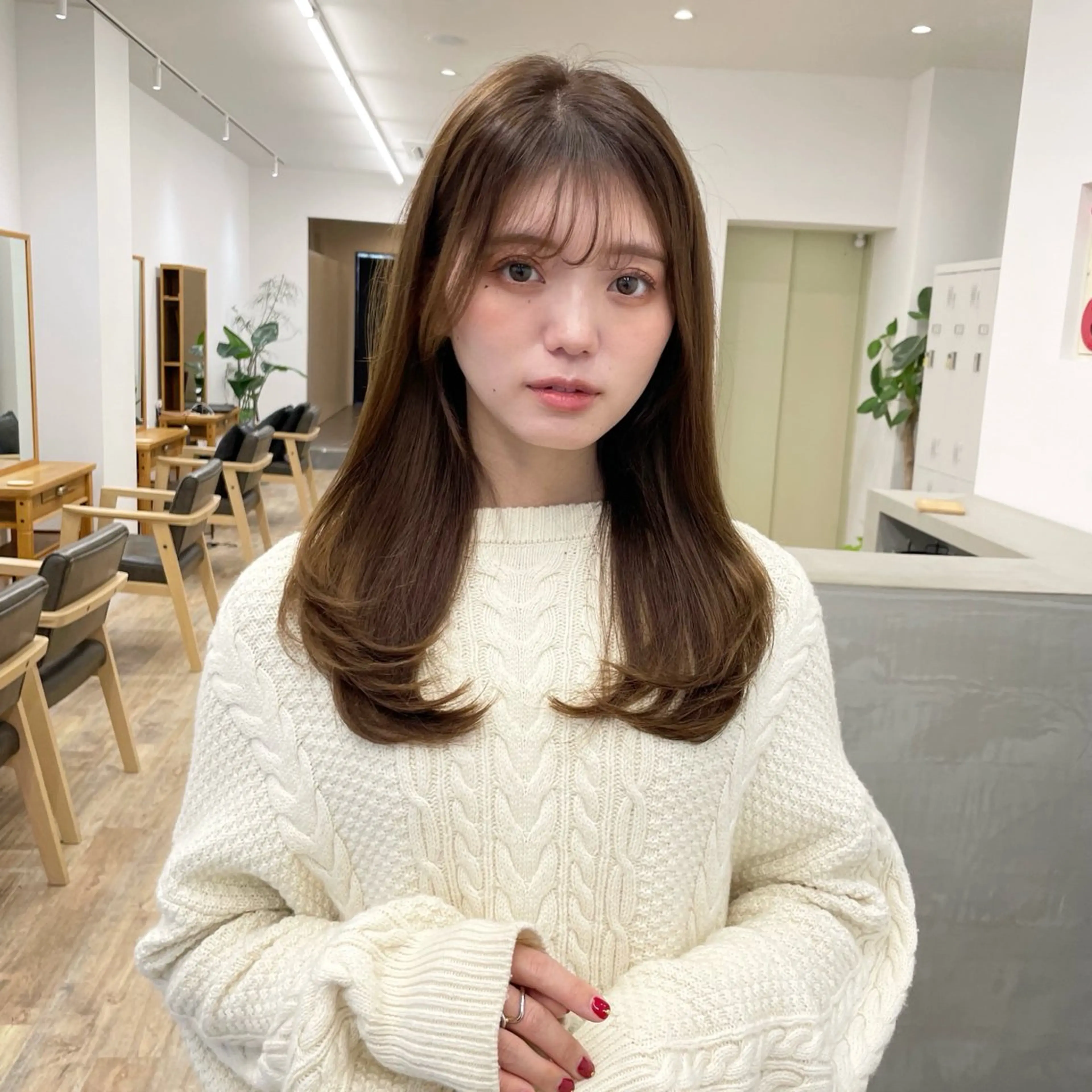 セミロング 艶髪/髪質改善 ナカムラのヘアスタイル