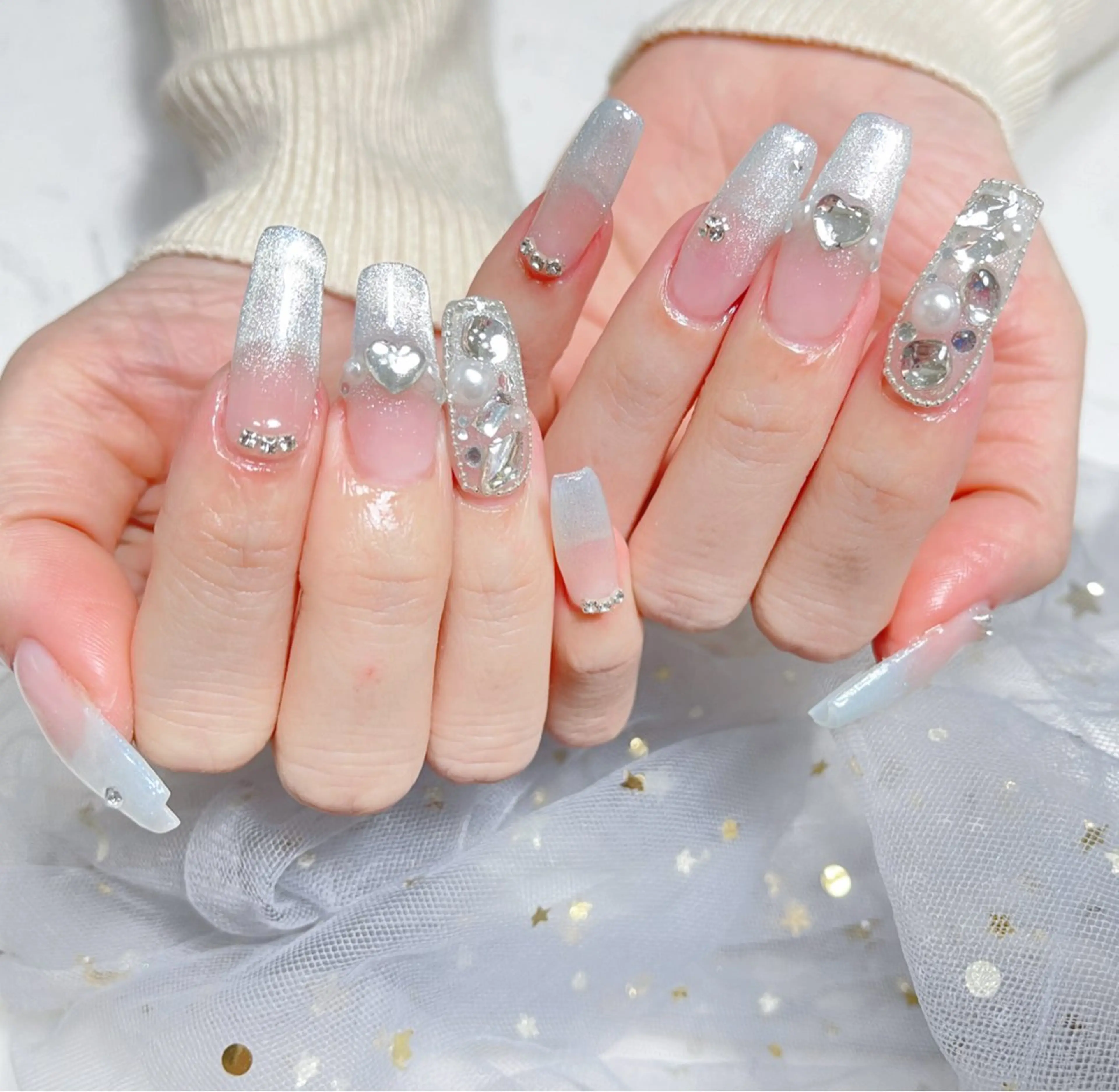 ネイル ハンドネイル 🎀ネイルサロン エクラYUI🎀のネイルデザイン