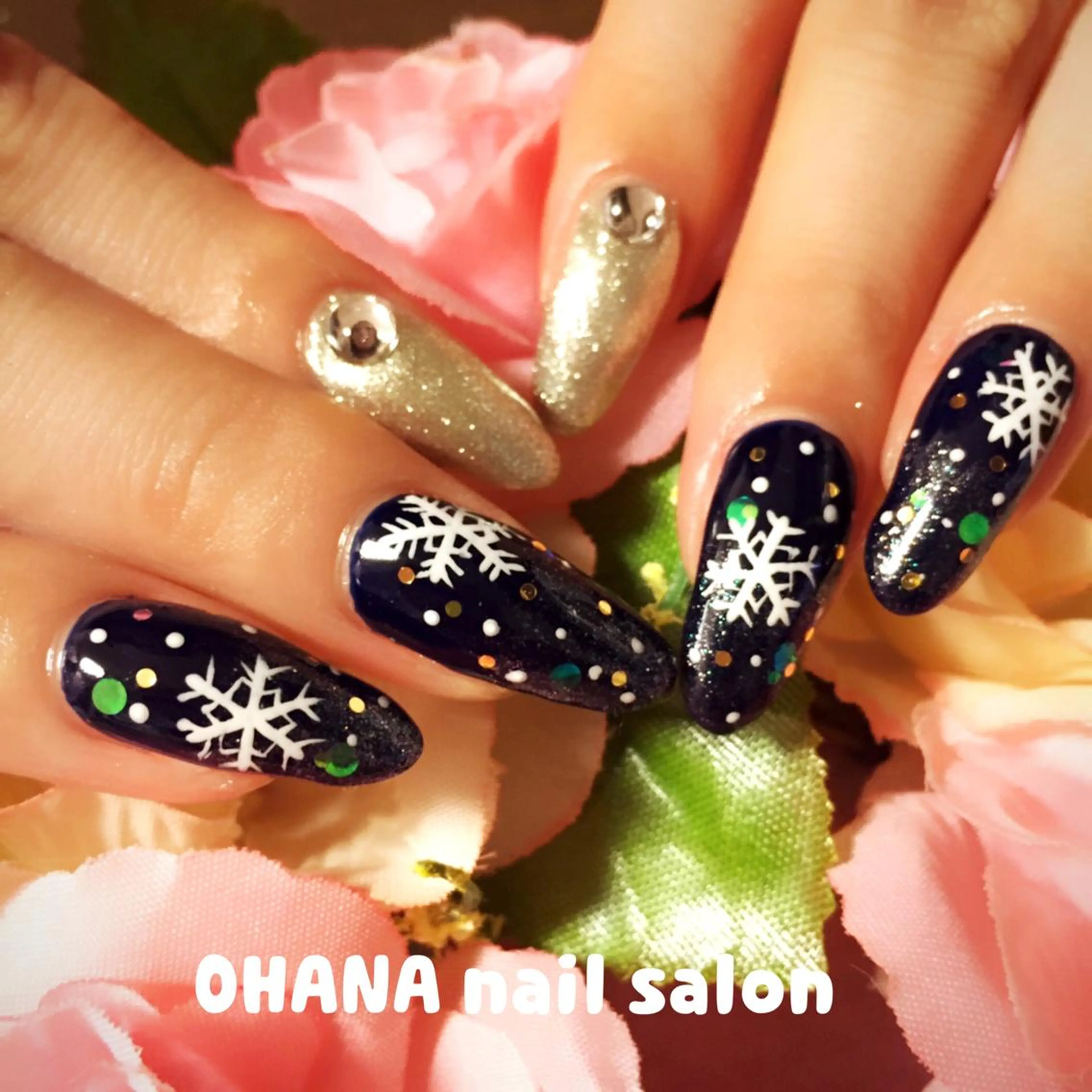 ネイル 冬ネイル 那覇🏝️台湾人 ネイリストSHIUのネイルデザイン