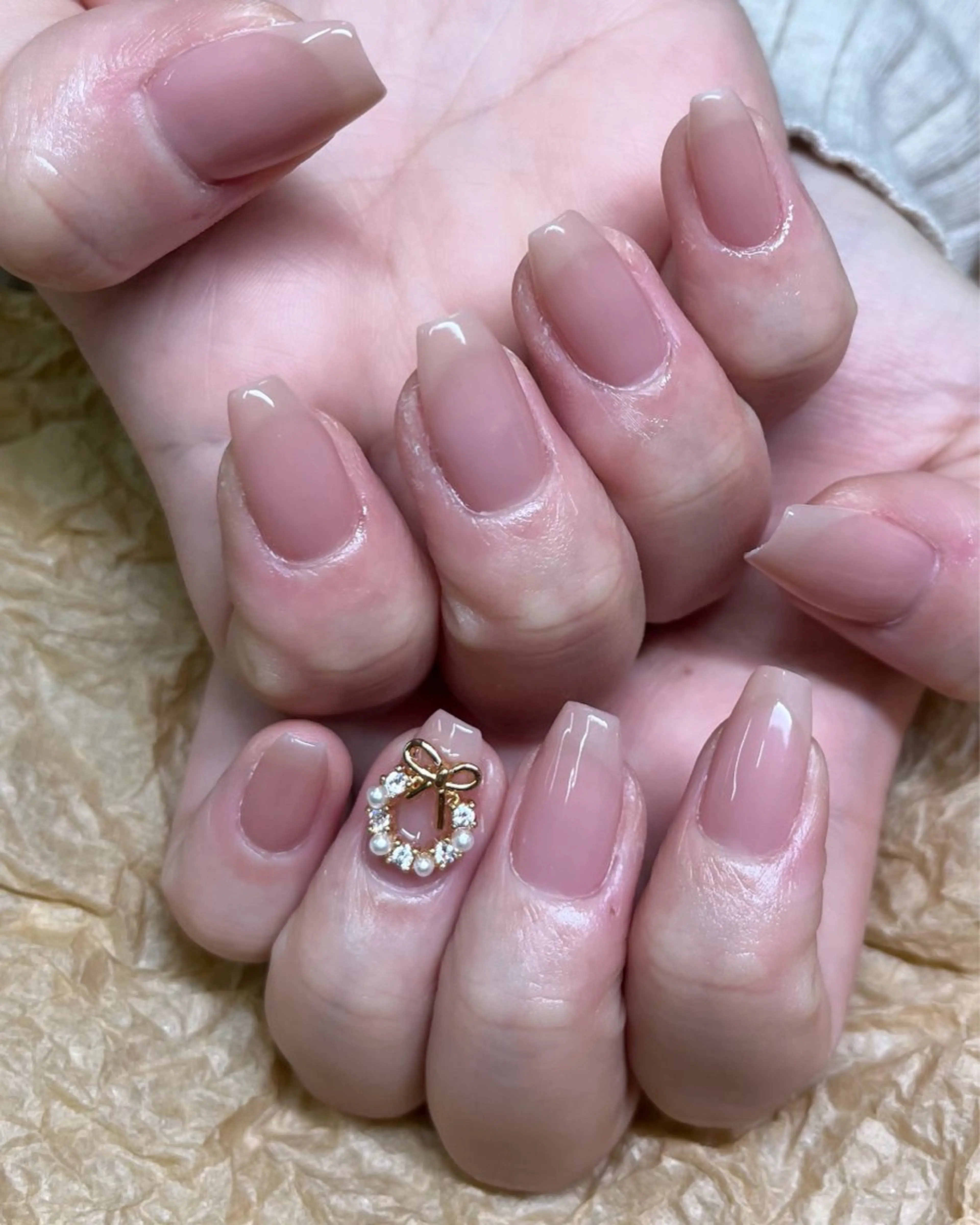ネイル ワンカラーネイル ToliyDeliy Nail Salonのネイルデザイン