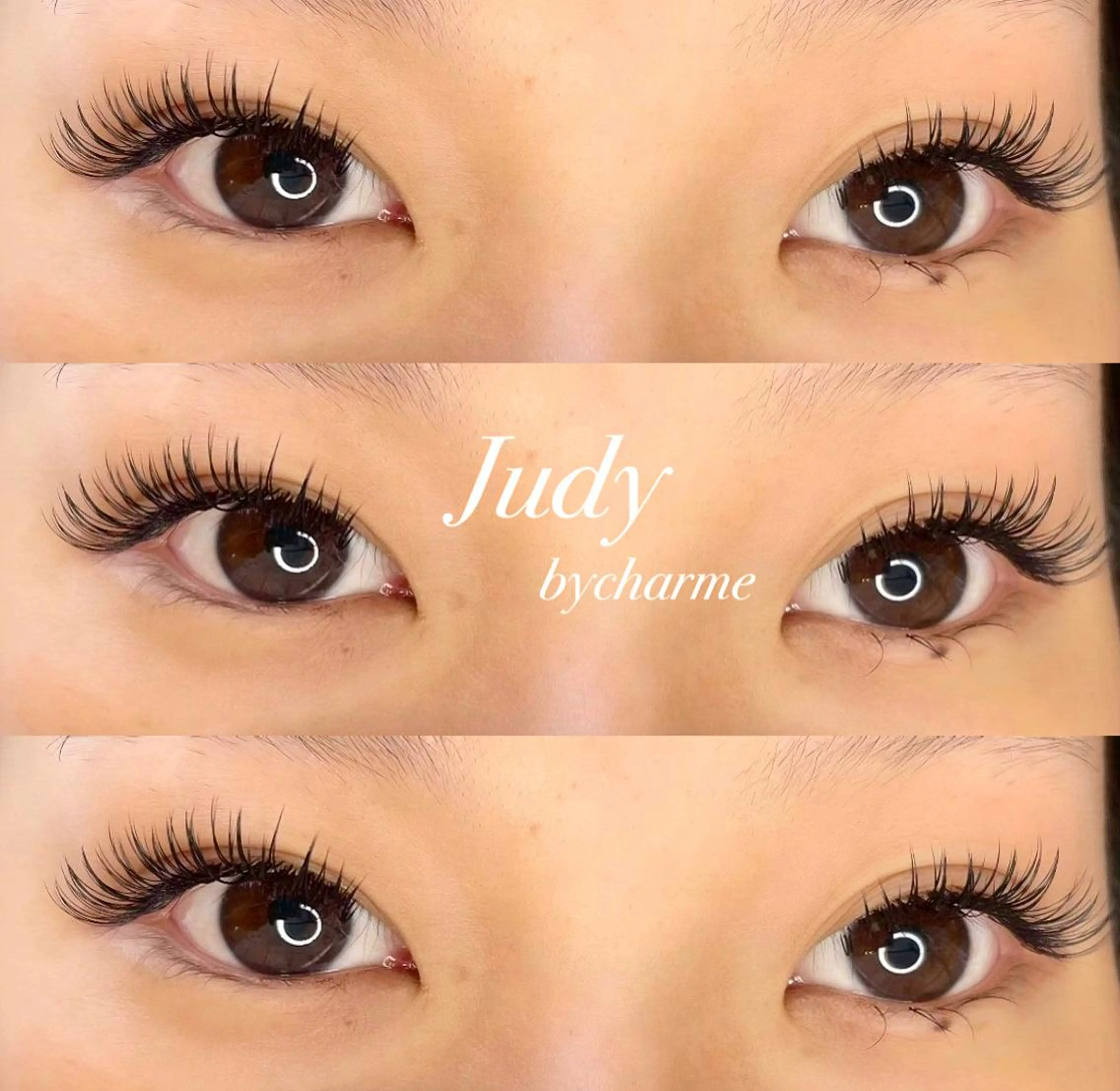 マツエク・マツパ 付け放題 フラットラッシュ パリジェンヌラッシュリフト セーブル マツエク Judy by charmeのマツエク・マツパデザイン
